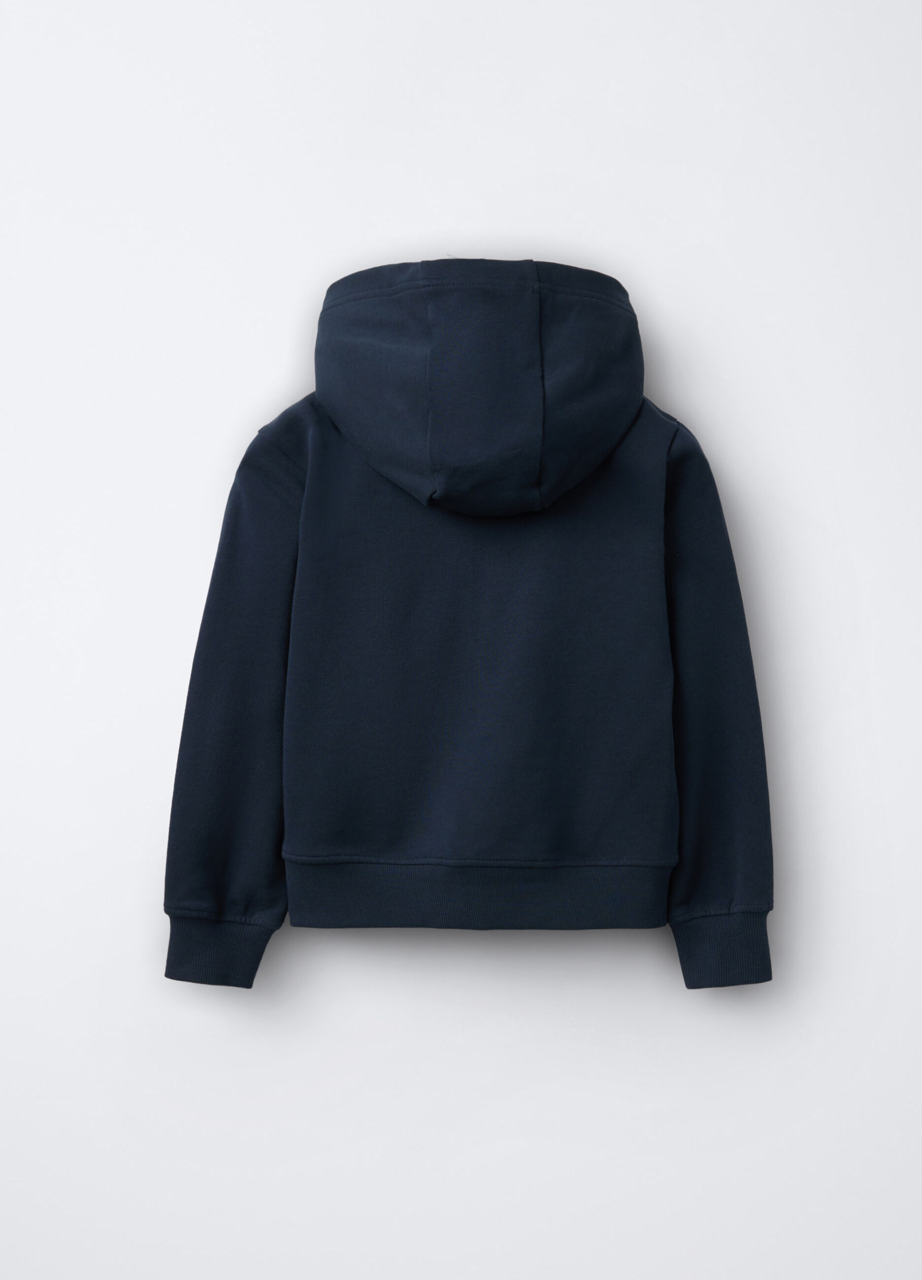 Felpa full zip con cappuccio bambina_1