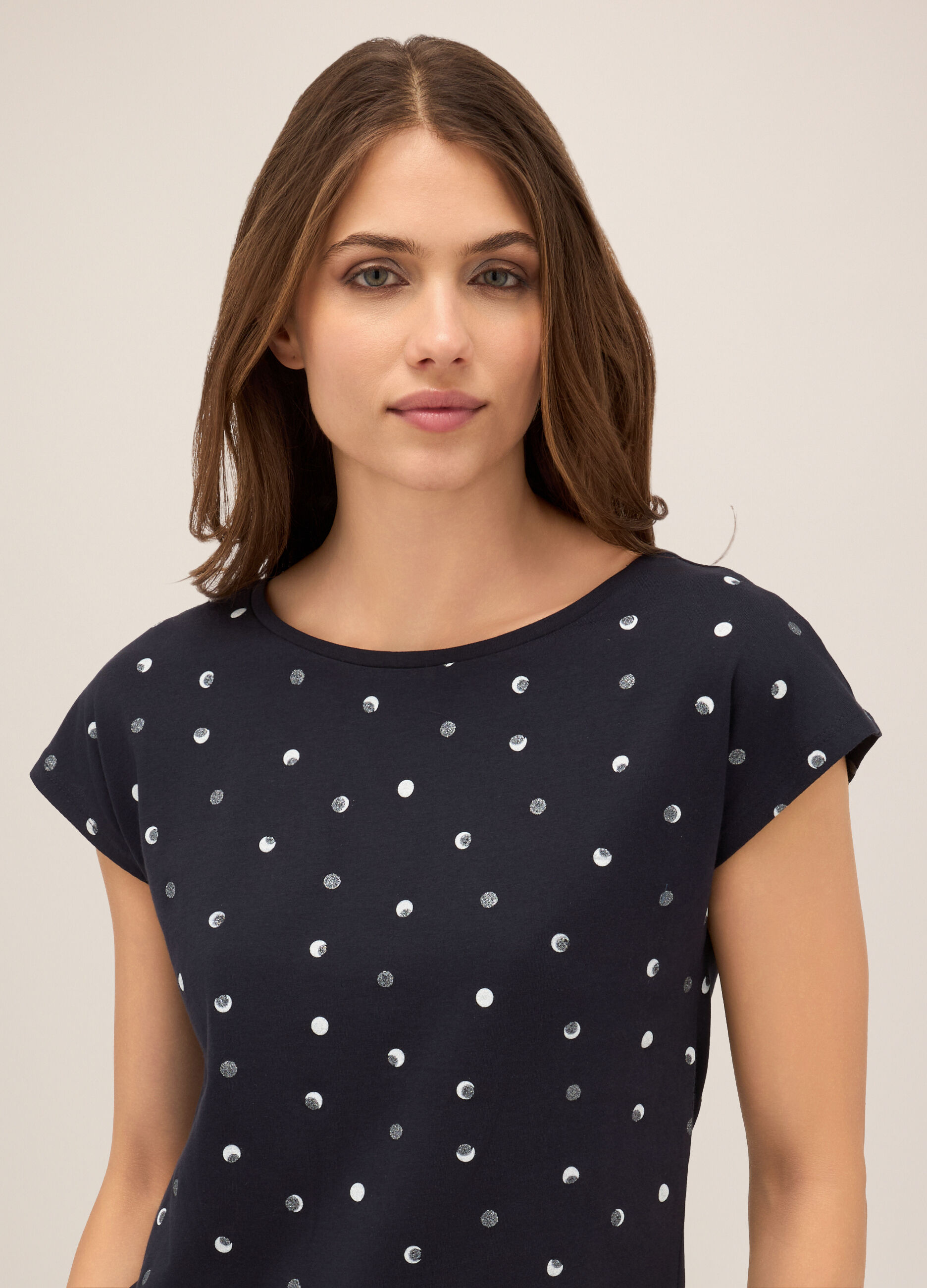 T-shirt in puro cotone donna