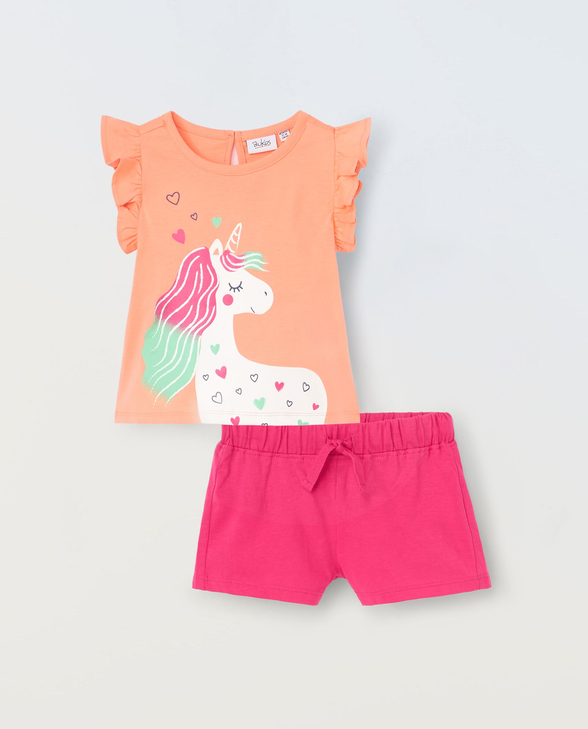 Jogging set in puro cotone neonata_0