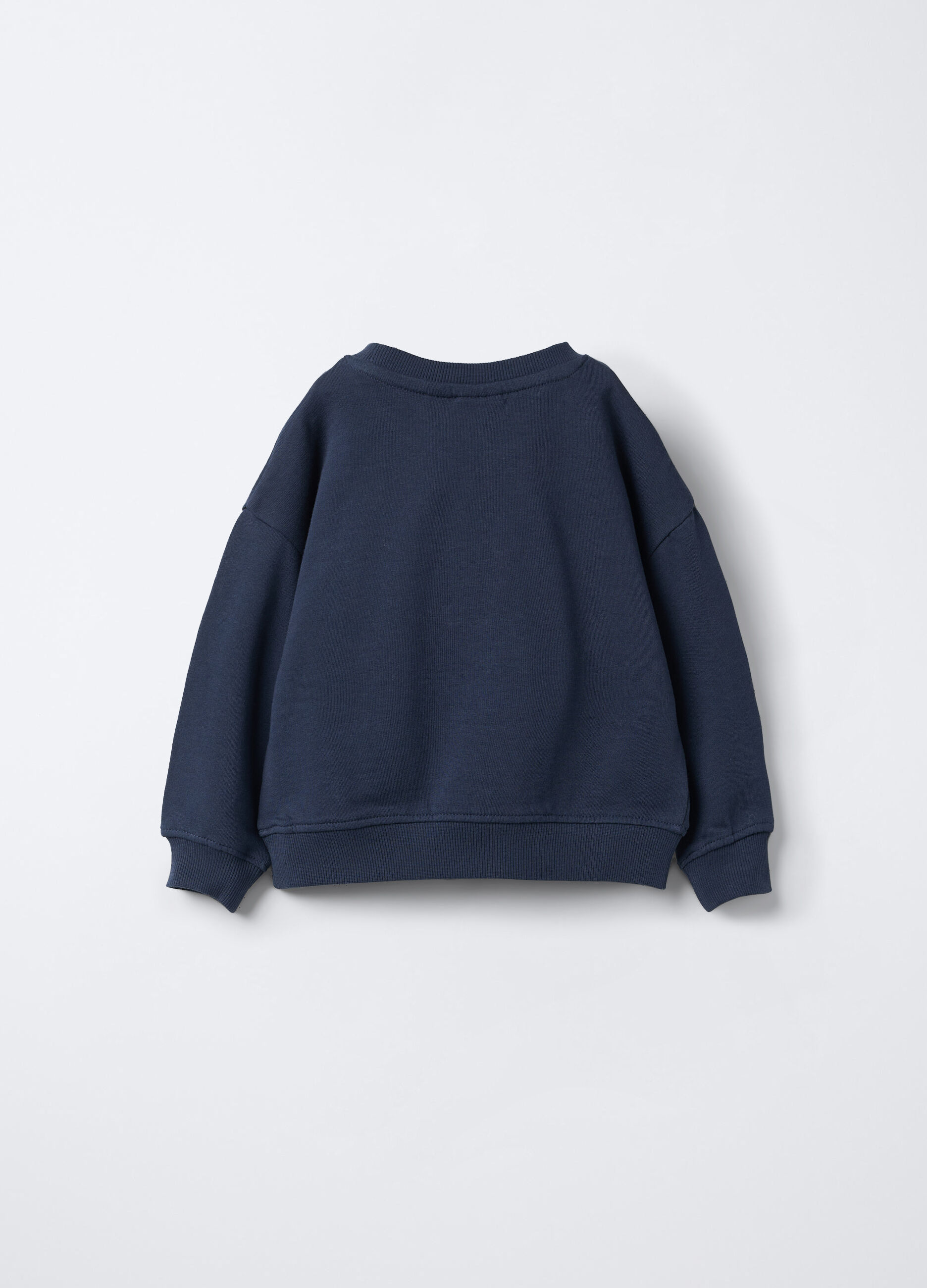 Felpa in puro cotone garzato Fit Over bimbo_1