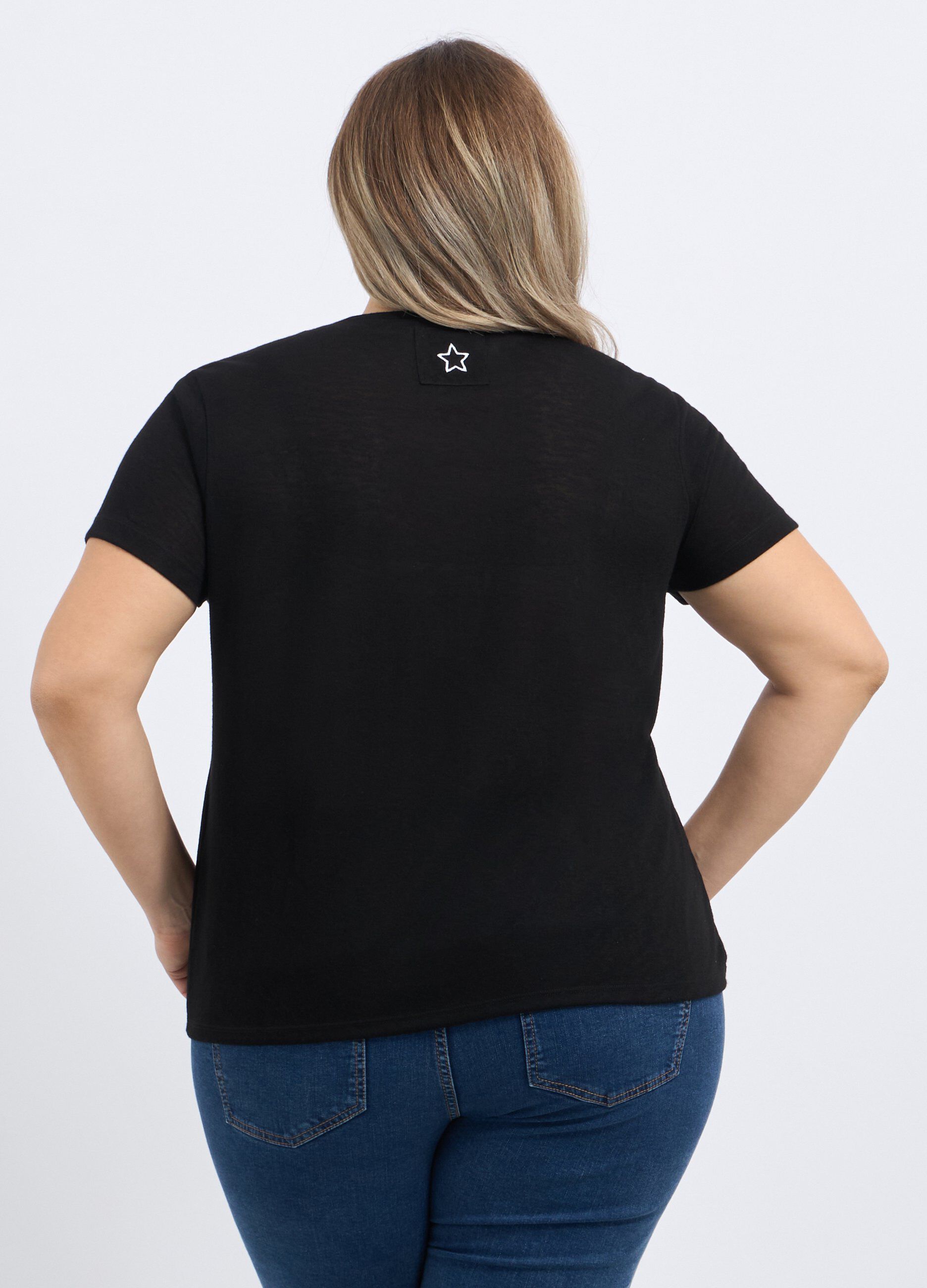 T-shirt con cardigan donna curvy_1