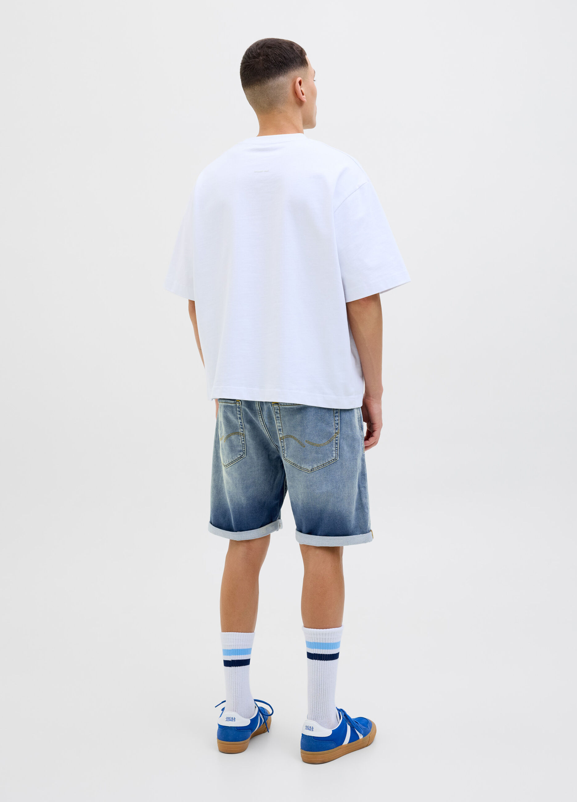 Shorts regular fit in denim uomo_1