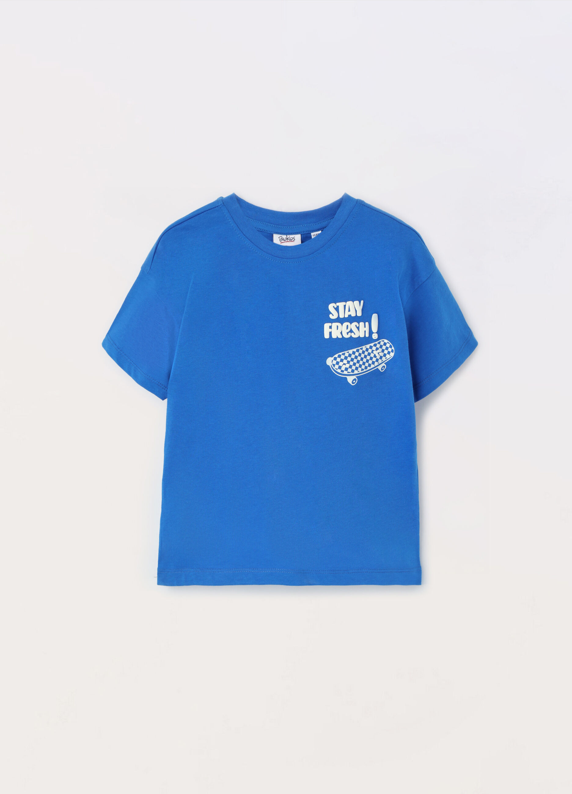 T-shirt in jersey di puro cotone bambino_0