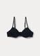 Reggiseno imbottito in cotone stretch con pizzo ragazza_0