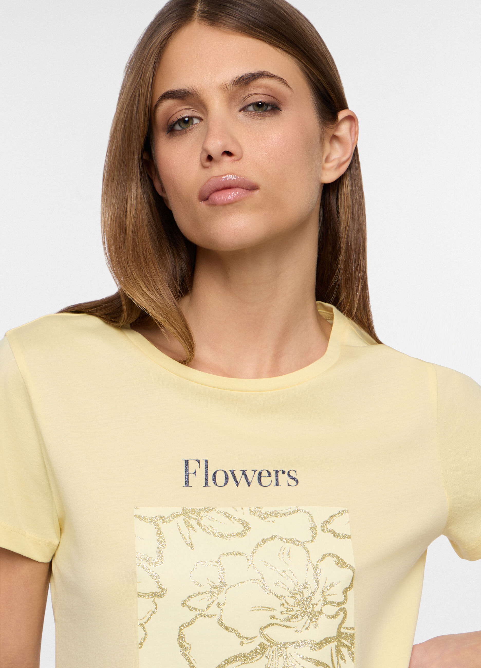 T-shirt girocollo donna_2