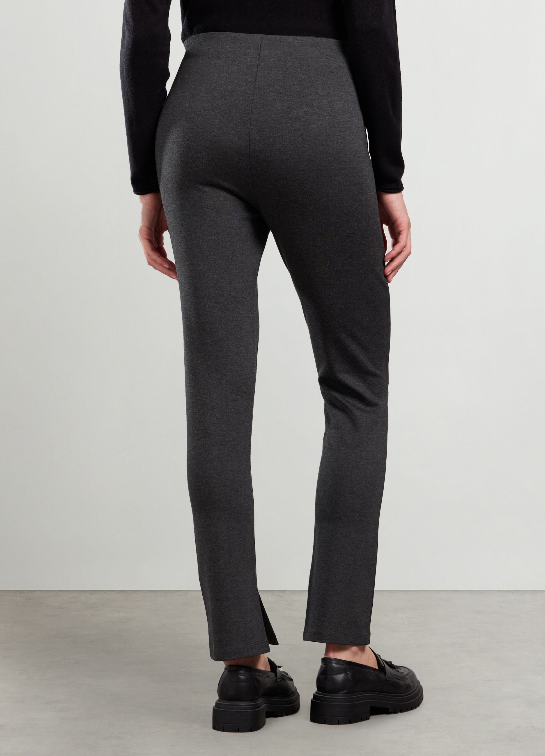 Pantaloni in punto Milano donna_1