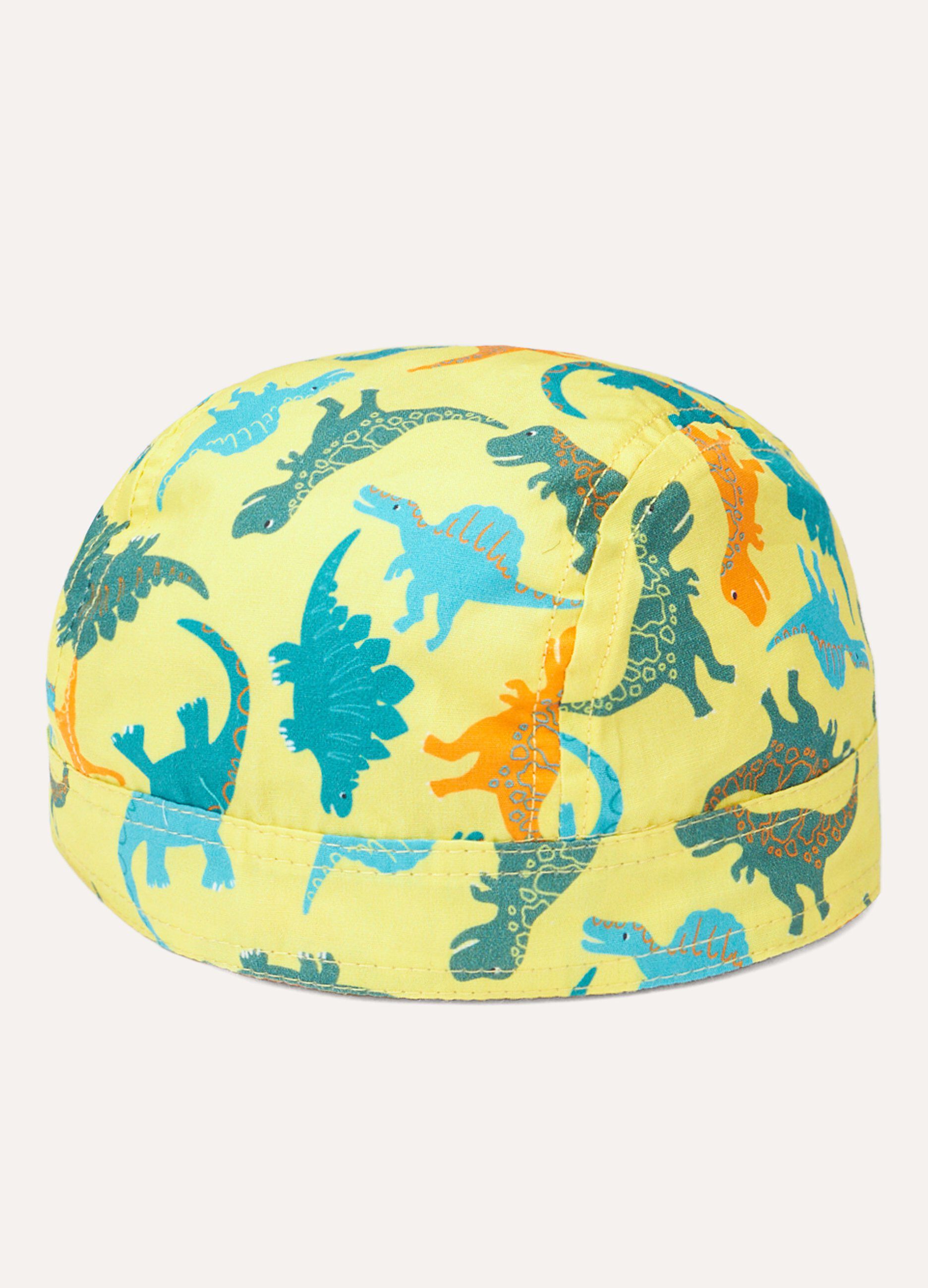 Bandana con stampa in puro cotone neonato_0