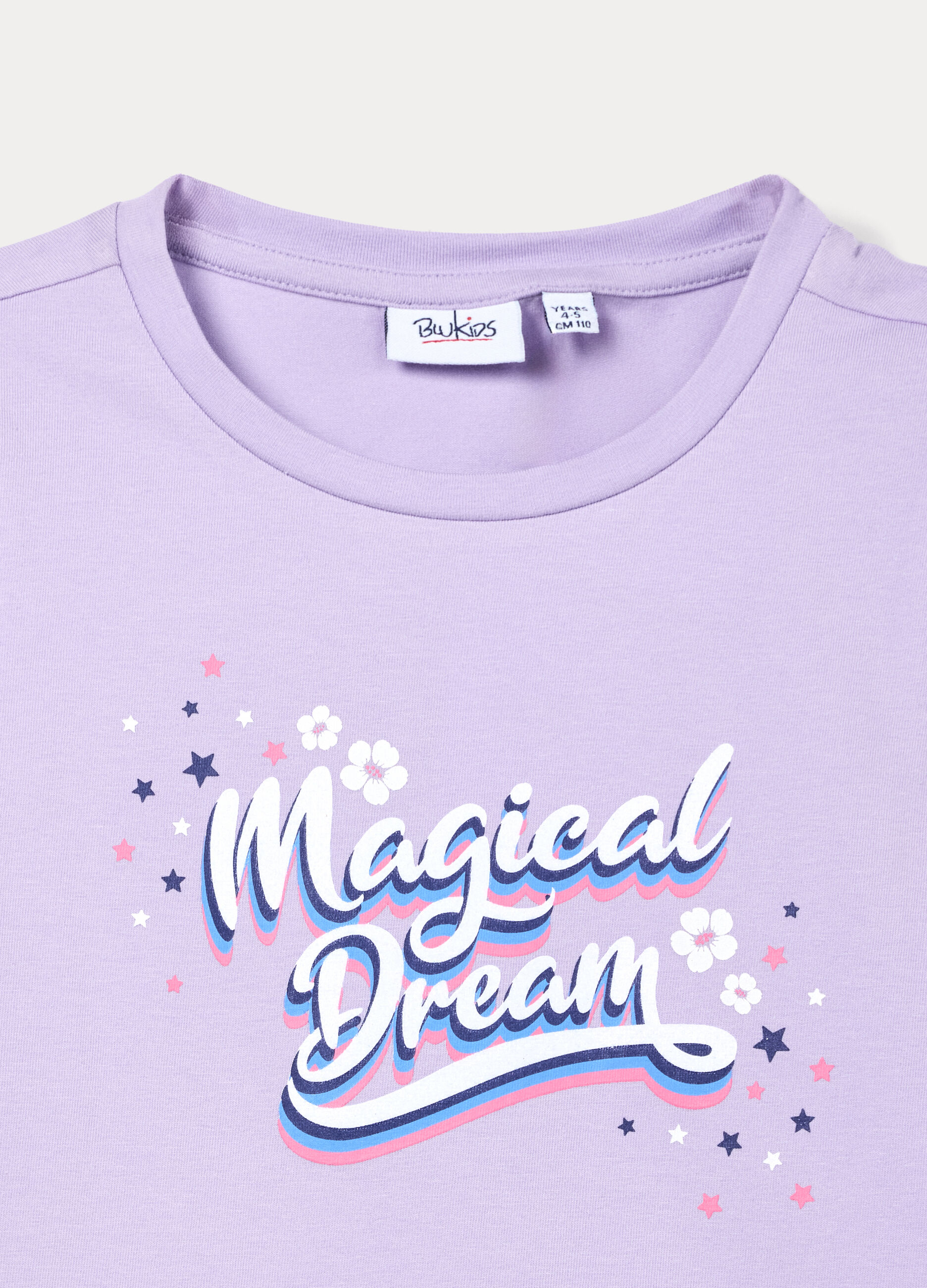 Jogging set in jersey di cotone stretch bambina_2