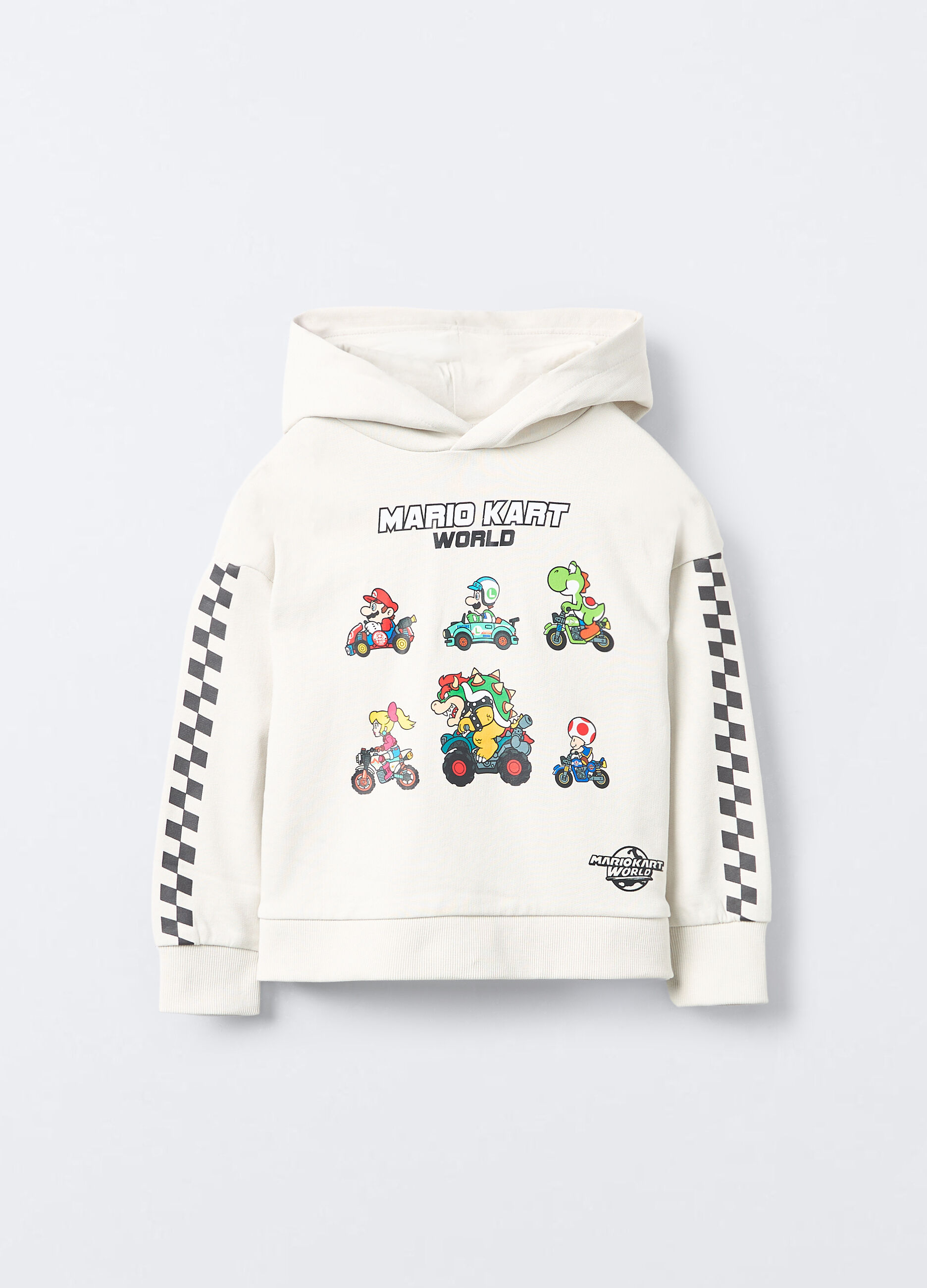 Felpa Mario Kart World in cotone garzato bambino _0
