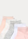 Pack 5 calze corte in cotone stretch bambina_2