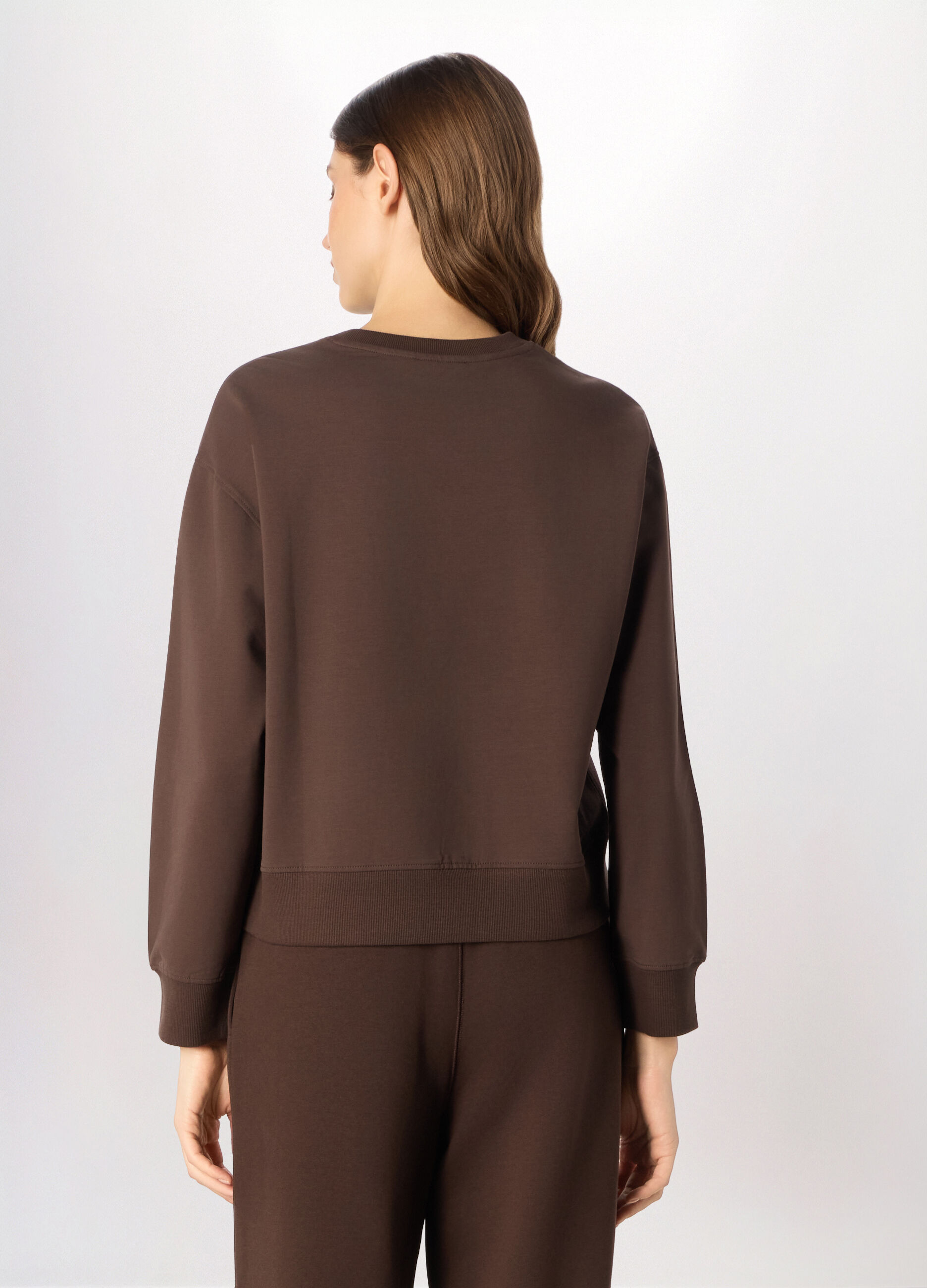 Felpa in cotone stretch Holistic fitness donna_1