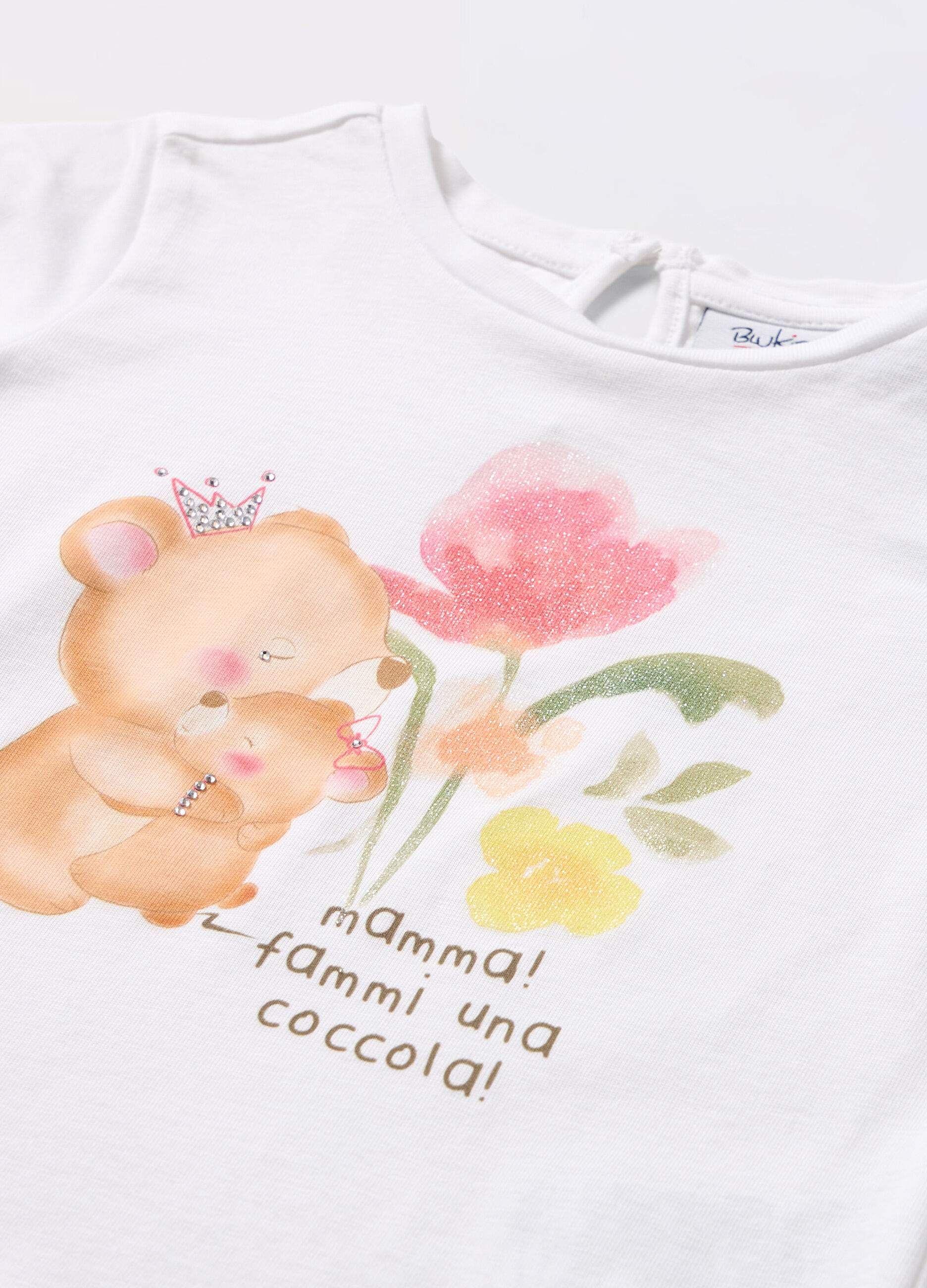 T-shirt in jersey di puro cotone neonata_1
