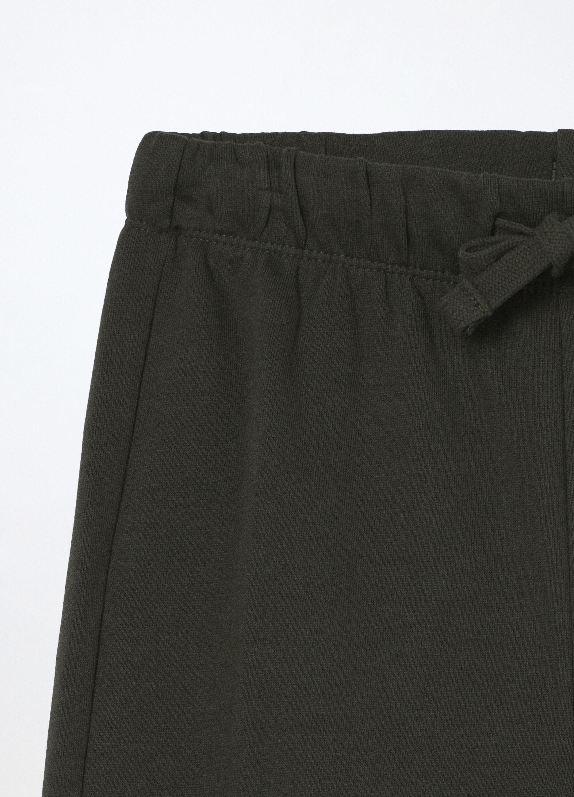 Jogger in puro cotone fleece bambino_2