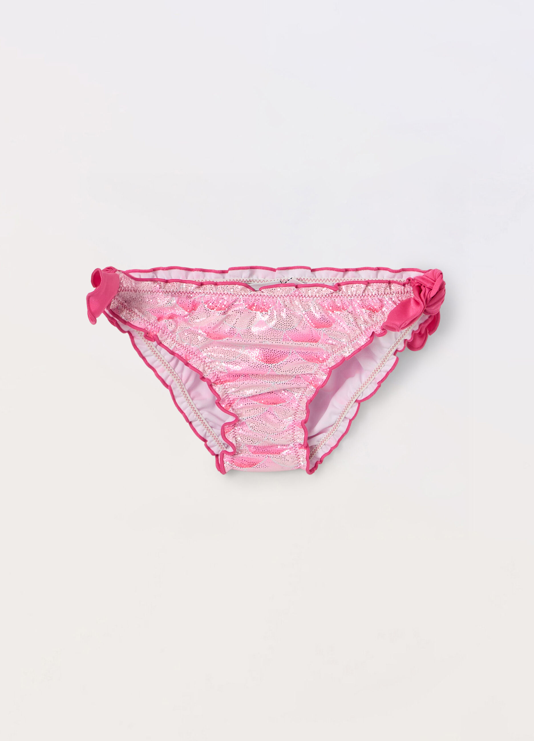 Costume slip con stampa bambina