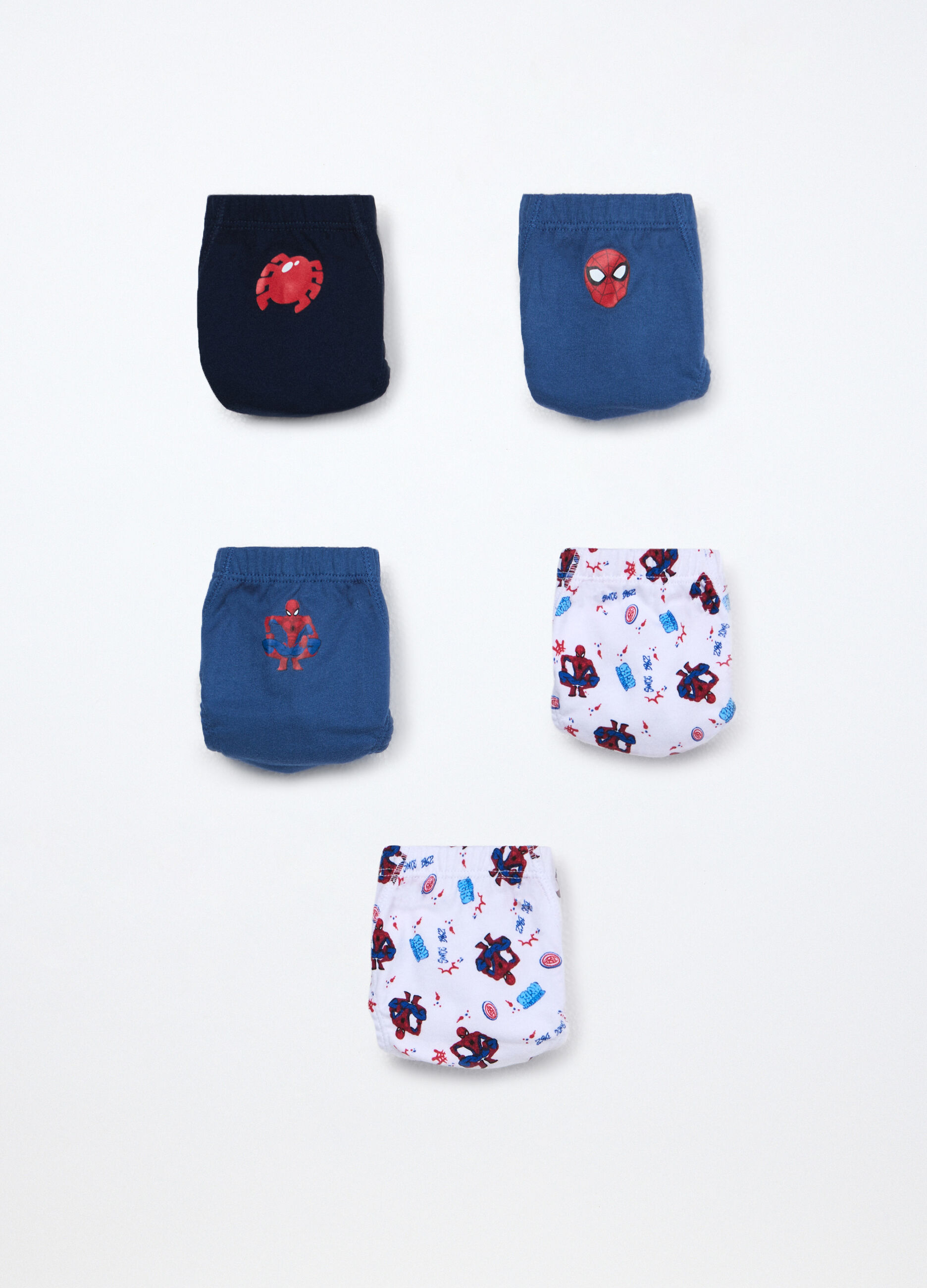 Pack 5 slip in jersey di puro cotone bambino_0