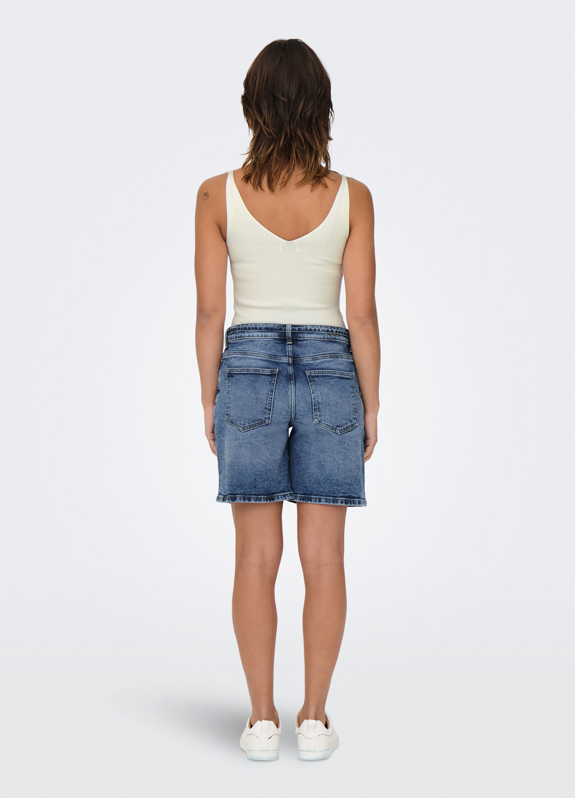 Shorts in denim donna_1
