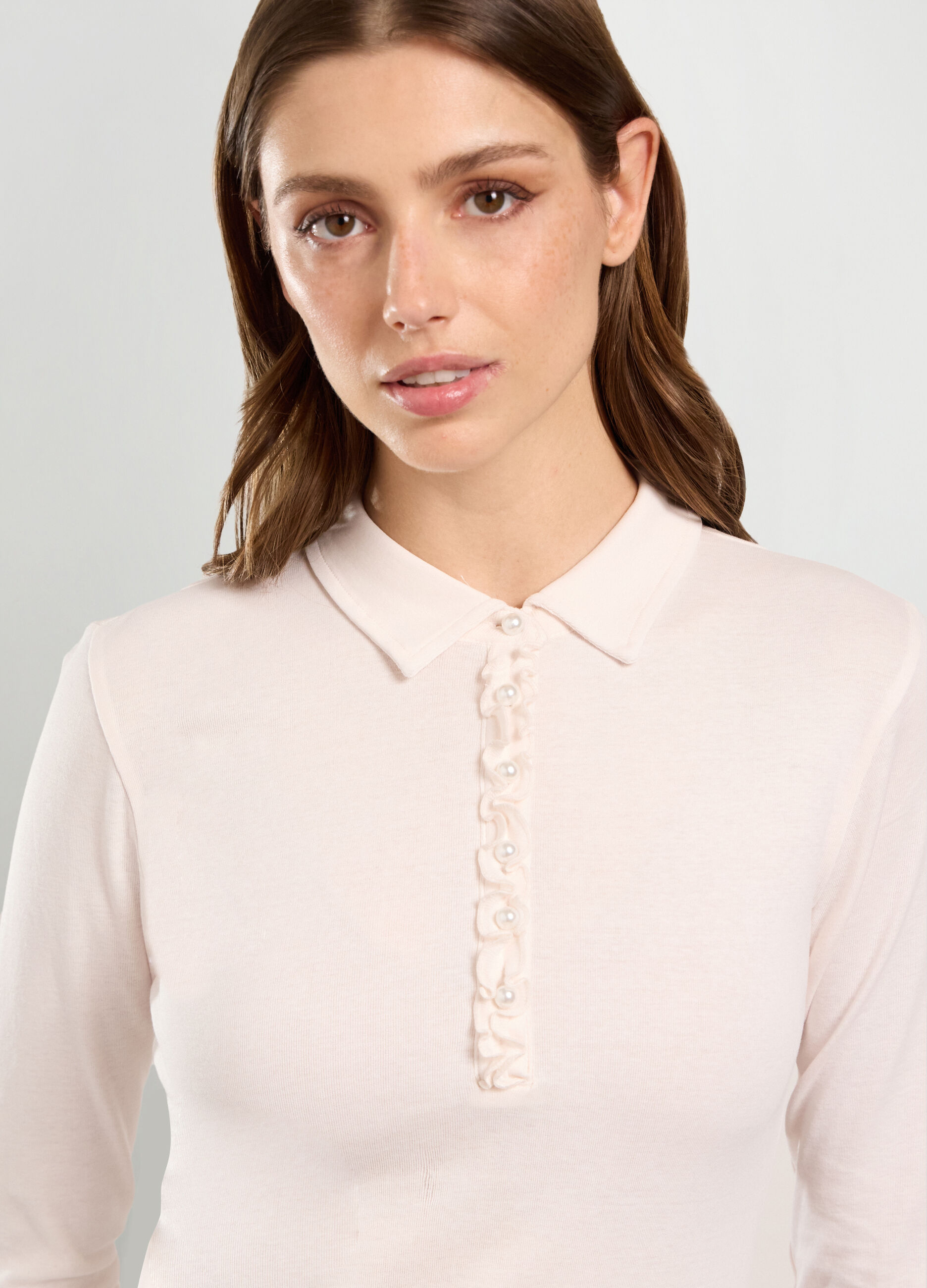 Polo in puro cotone donna_2