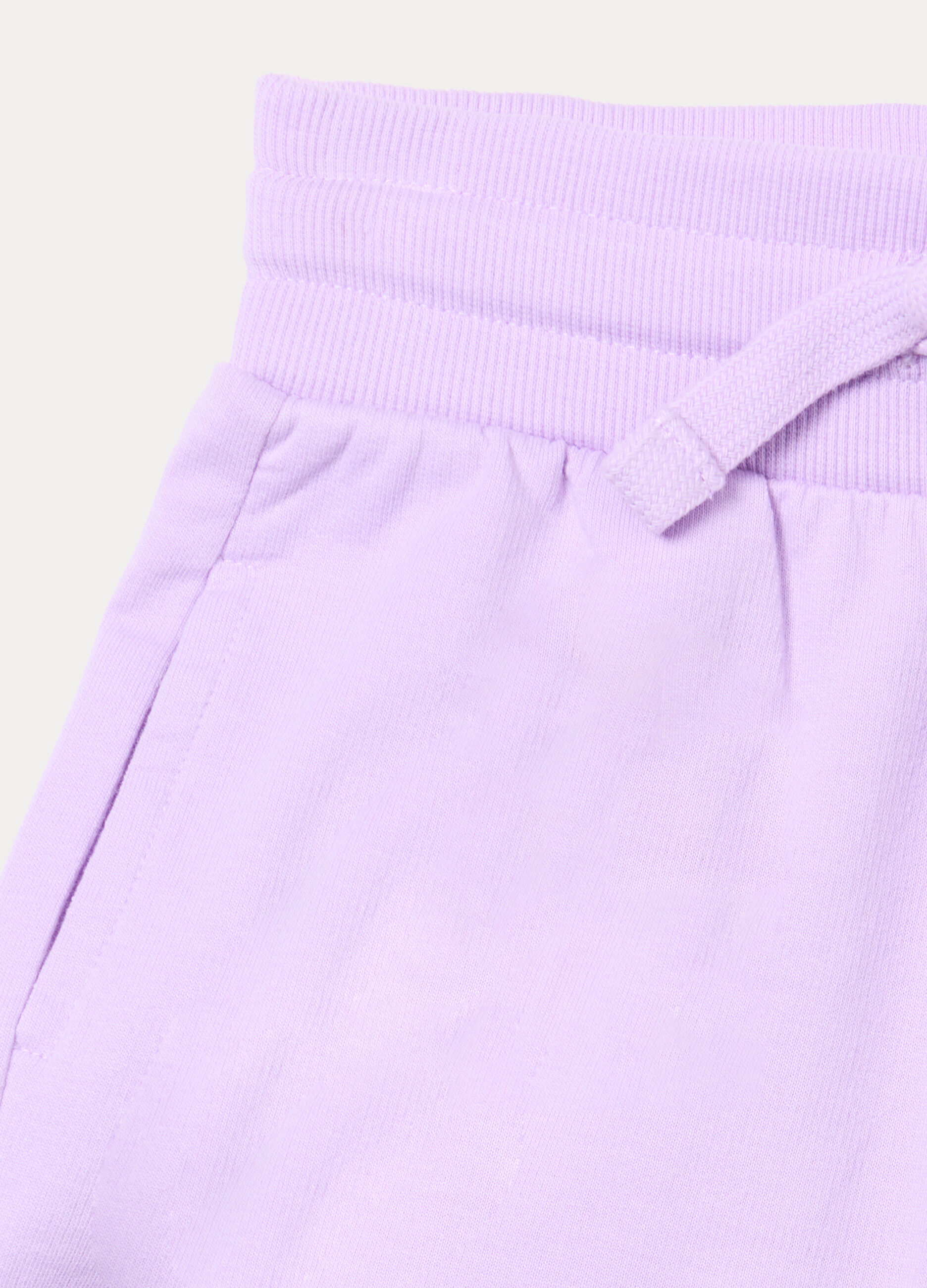 Shorts in french terry di puro cotone bambina_2