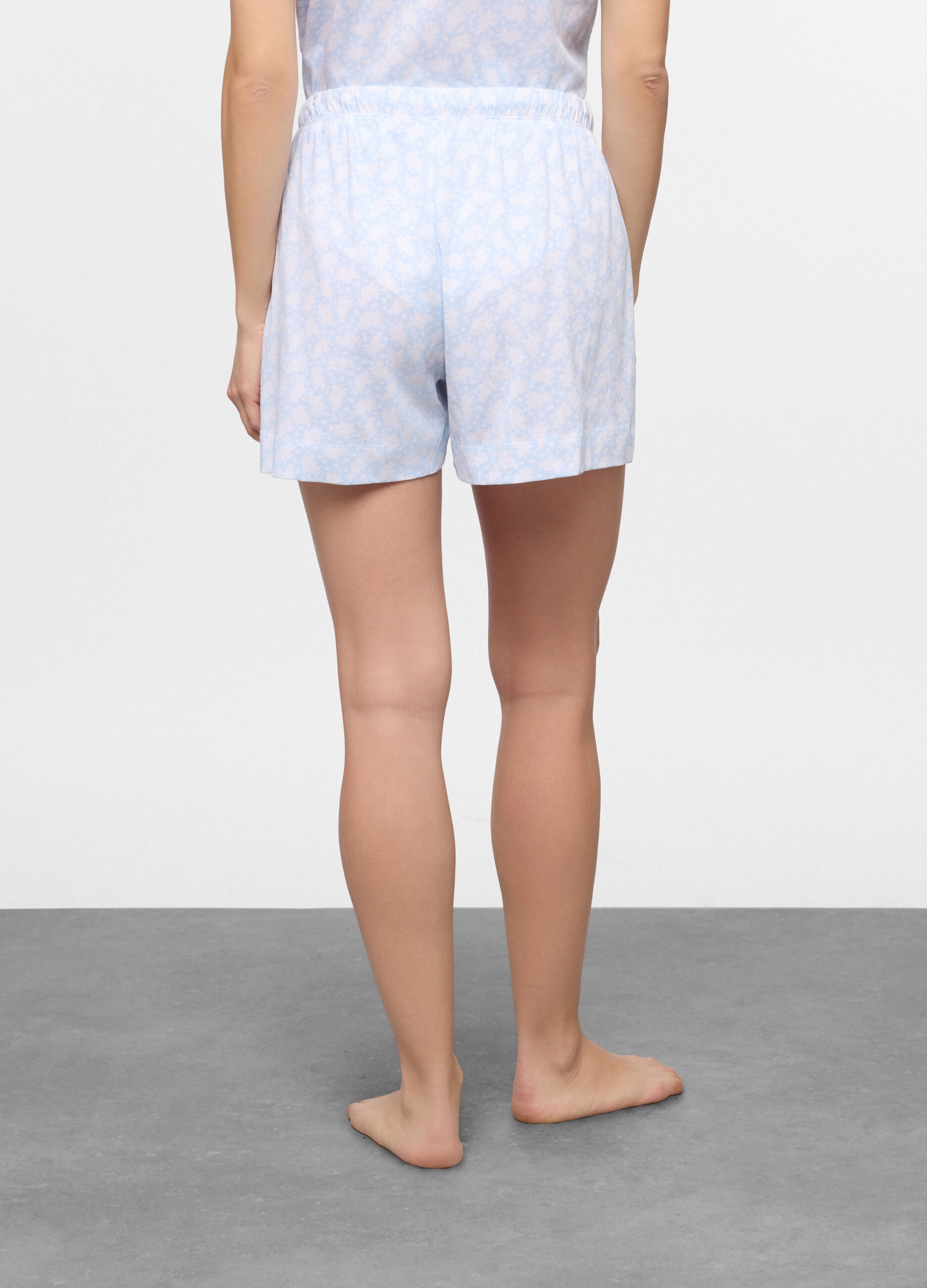 Short pigiama in puro cotone donna_1
