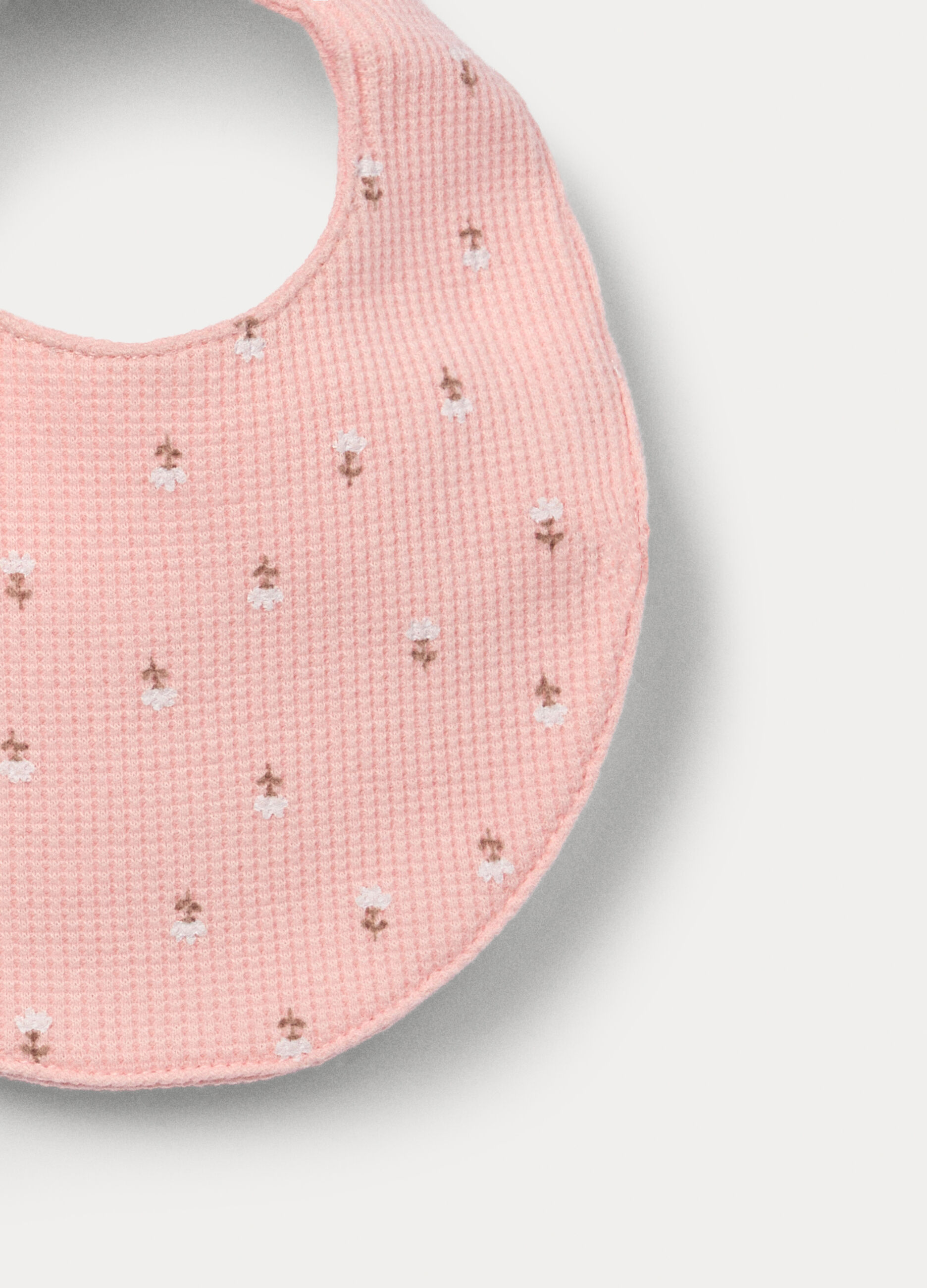 Pack 2 bavaglini in interlock di puro cotone neonata_2