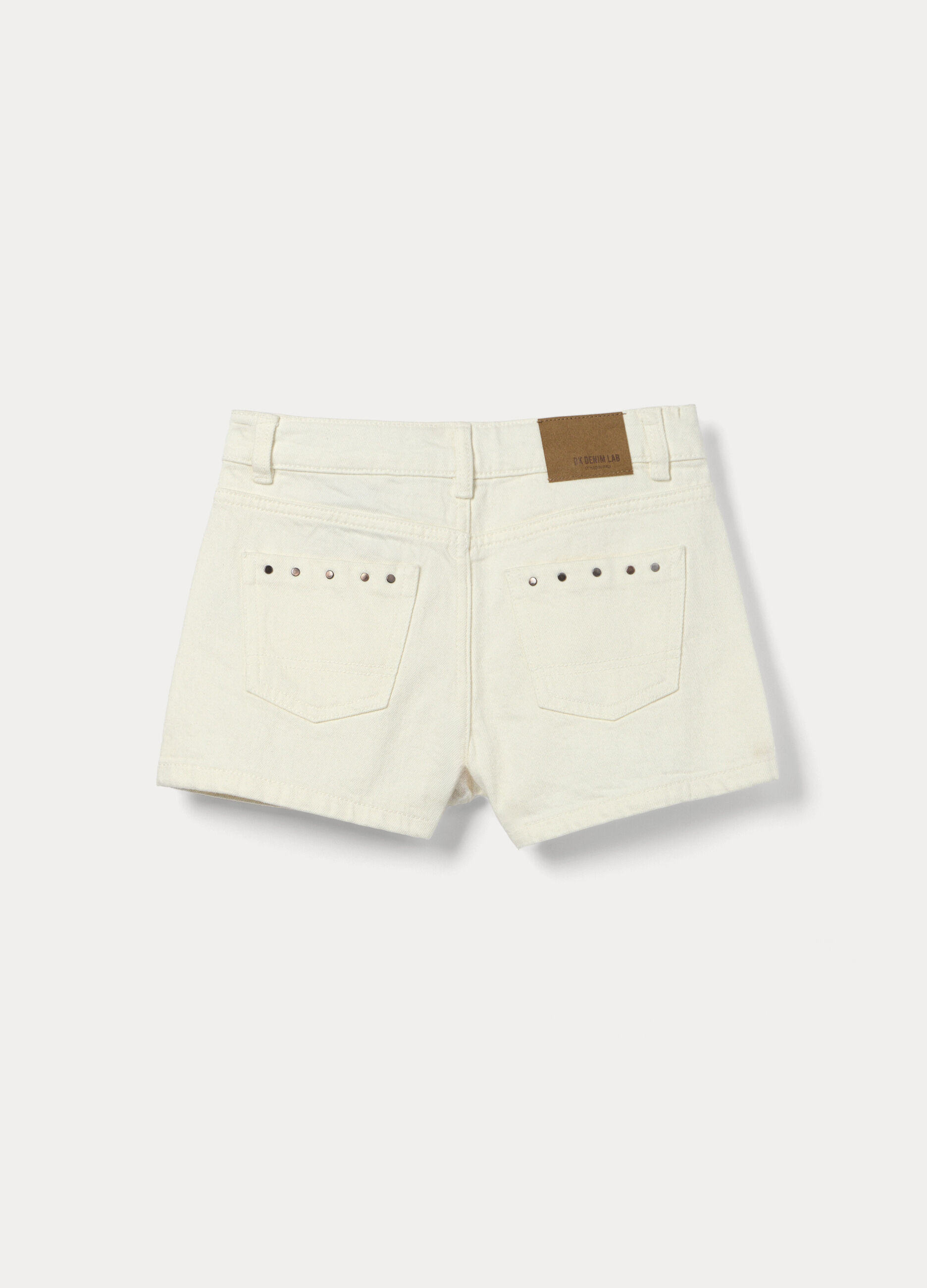 Shorts fit regular in denim stretch ragazza_1