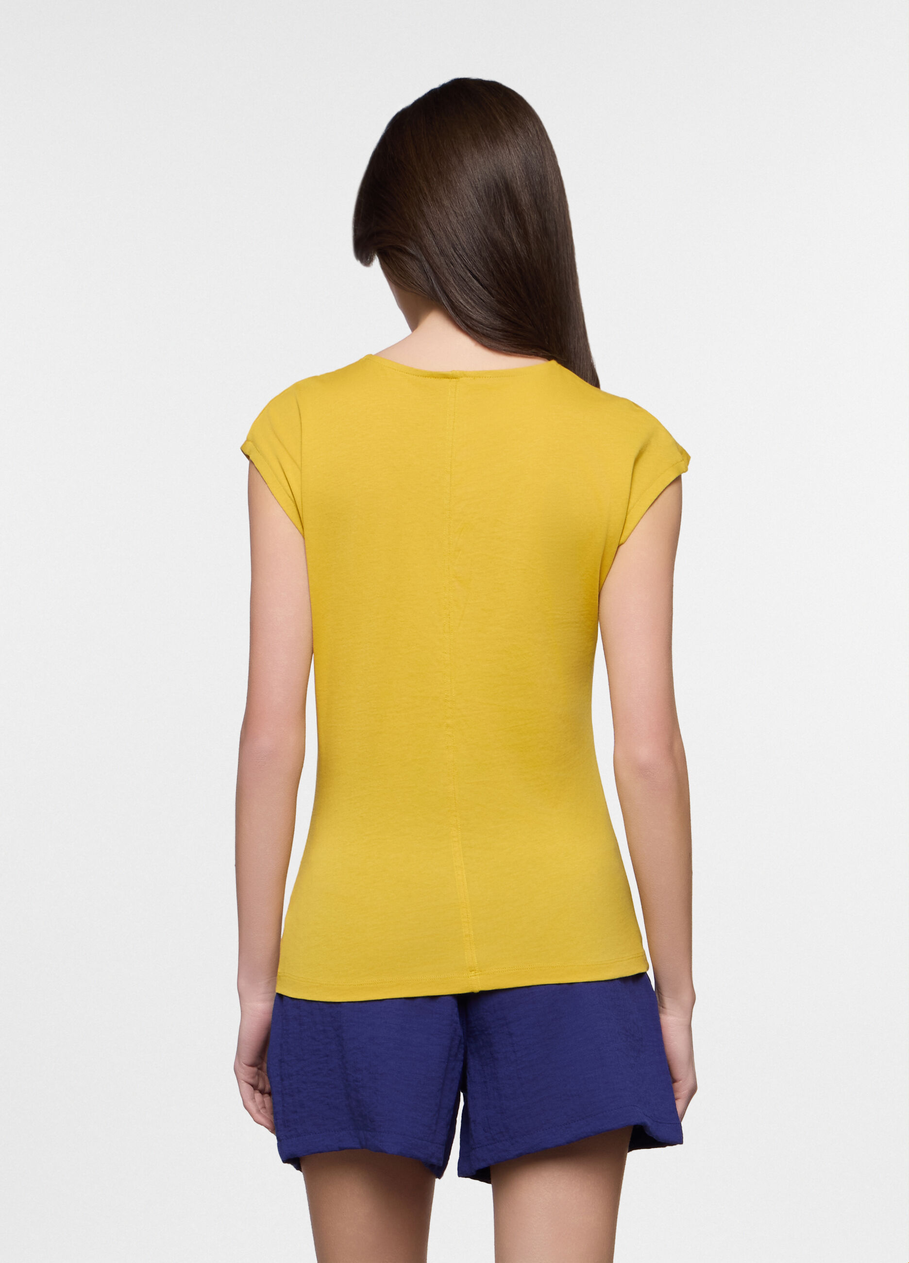 T-shirt girocollo donna_1