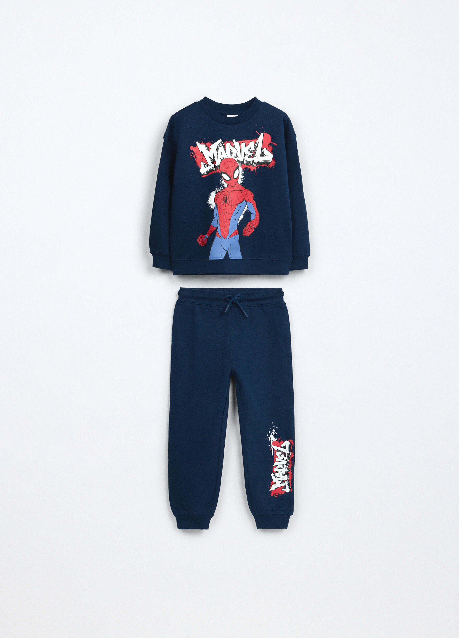 Jogging set in puro cotone fleece bambino_0