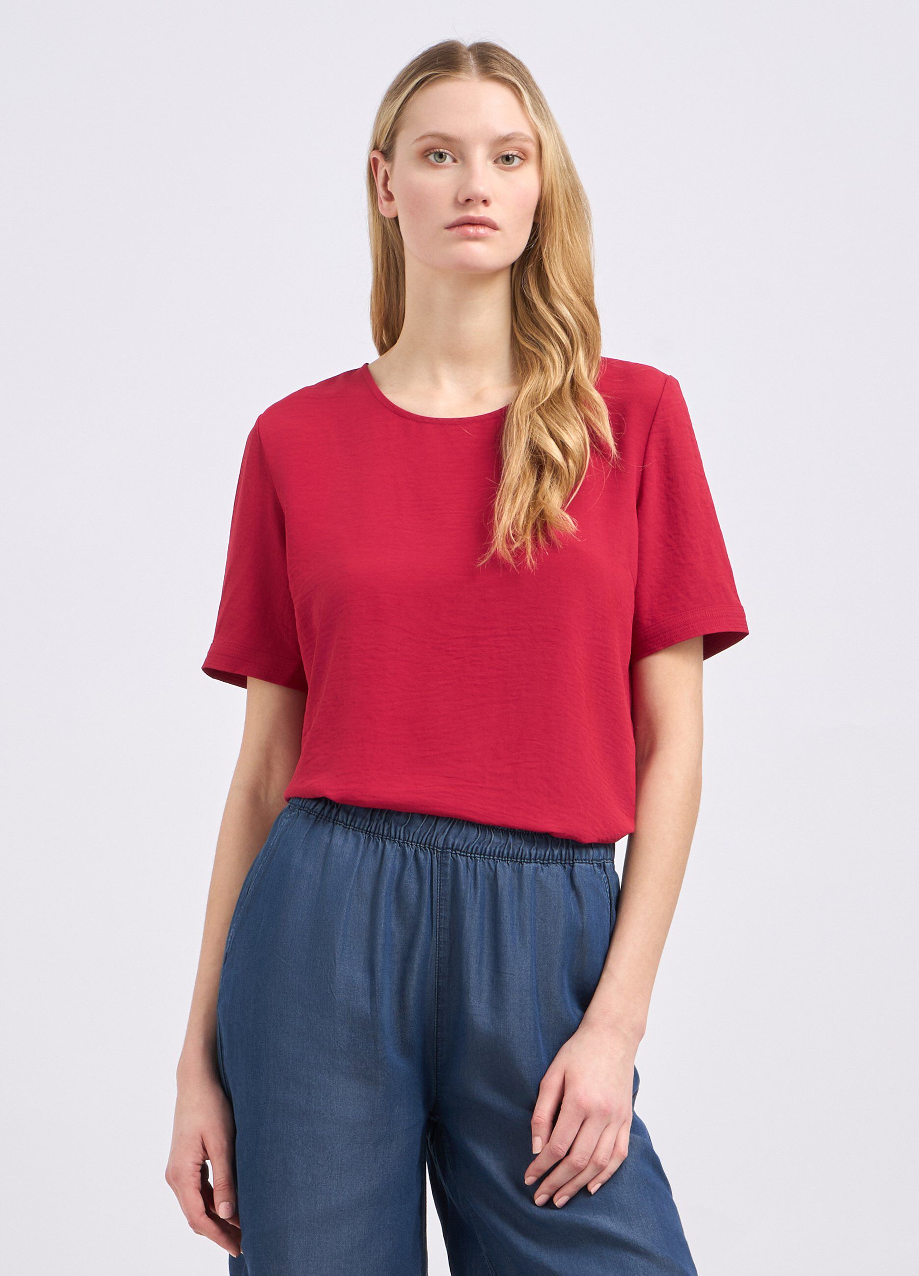 Blusa a maniche corte donna_0