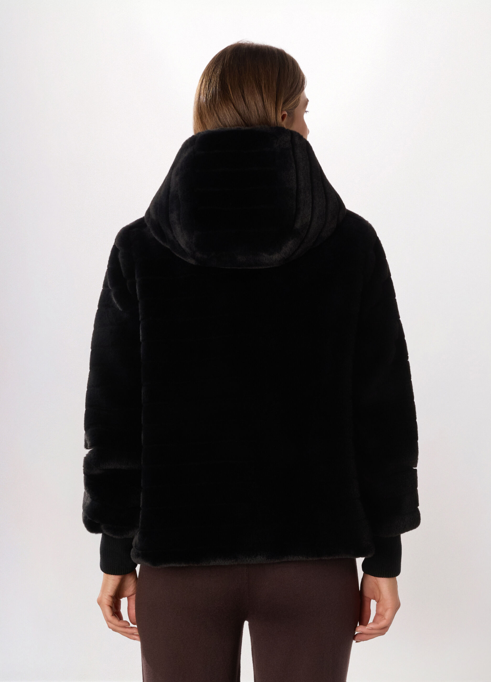 Giacca in eco fur donna_1