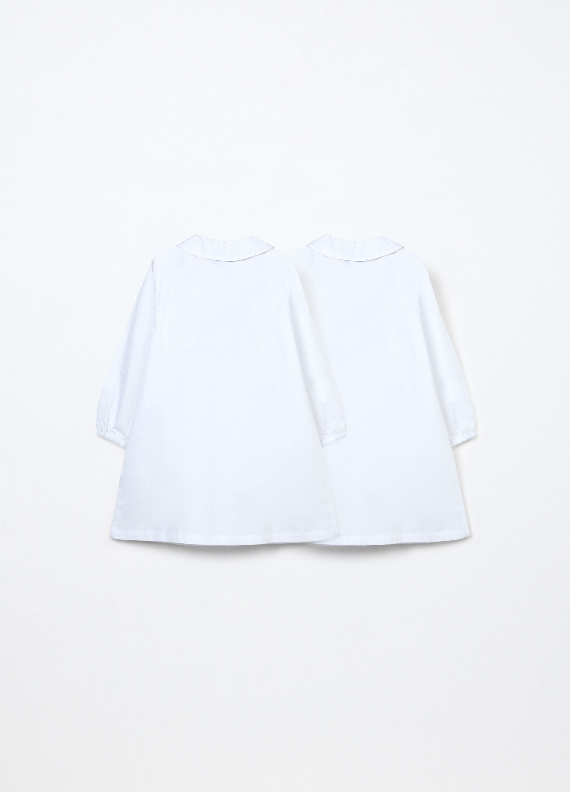 Pack 2 grembiuli misto cotone bambina _1