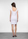 Abito corto fitted in jersey di cotone stretch donna_1