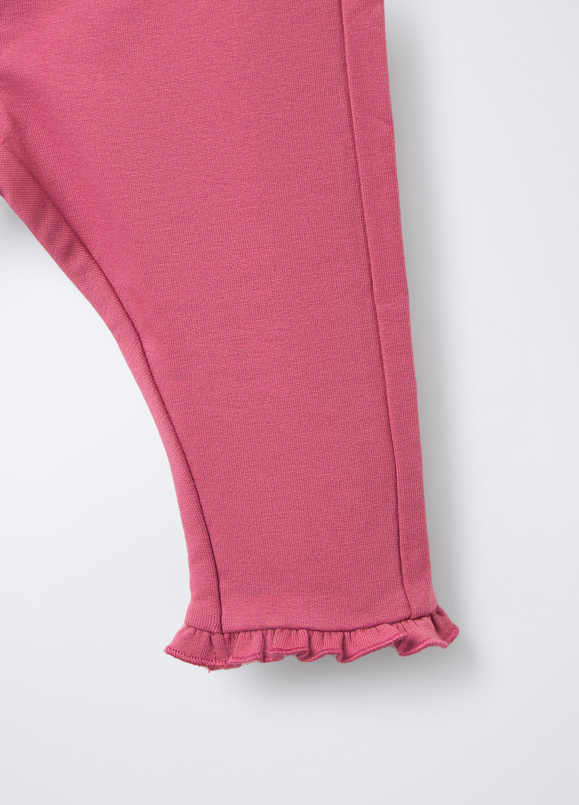 Jogging set in cotone garzato stretch neonata_3