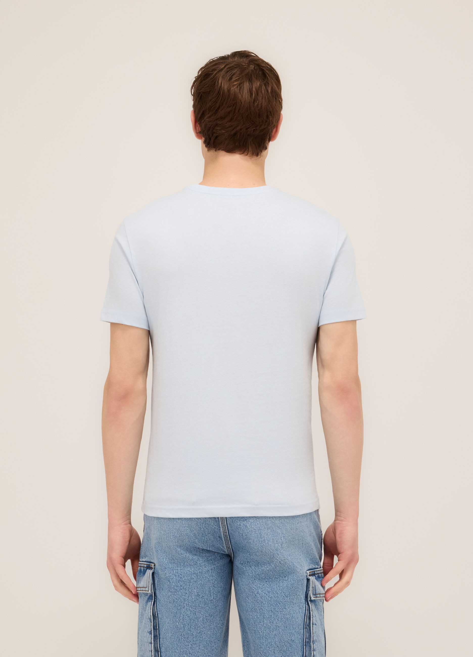 T-shirt girocollo stampa Capri Club uomo