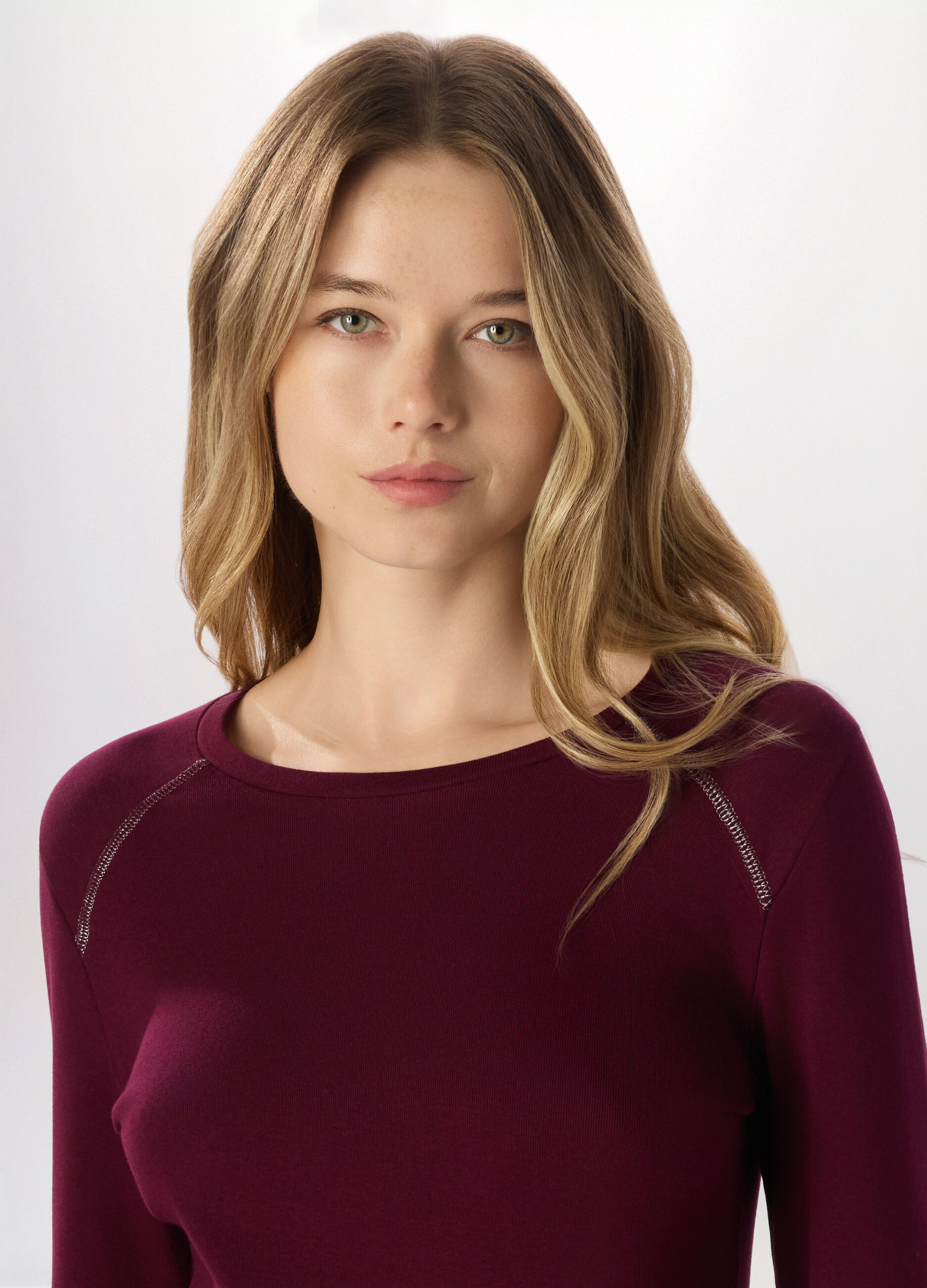 T-shirt in cotone stretch Holistic fitness donna_2