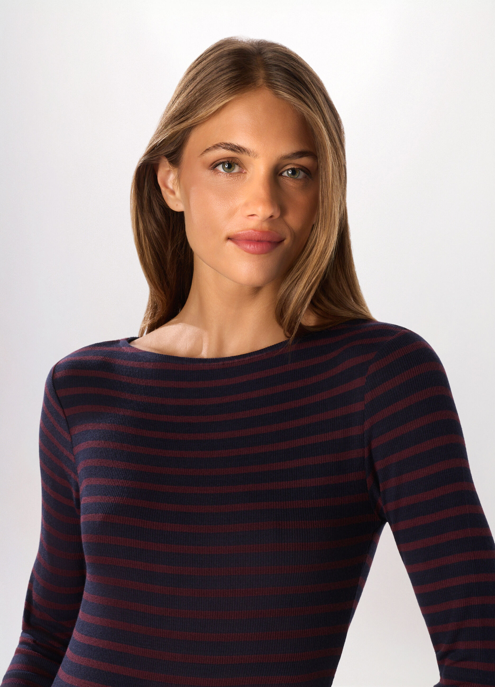 Body in costina di viscosa stretch donna_2