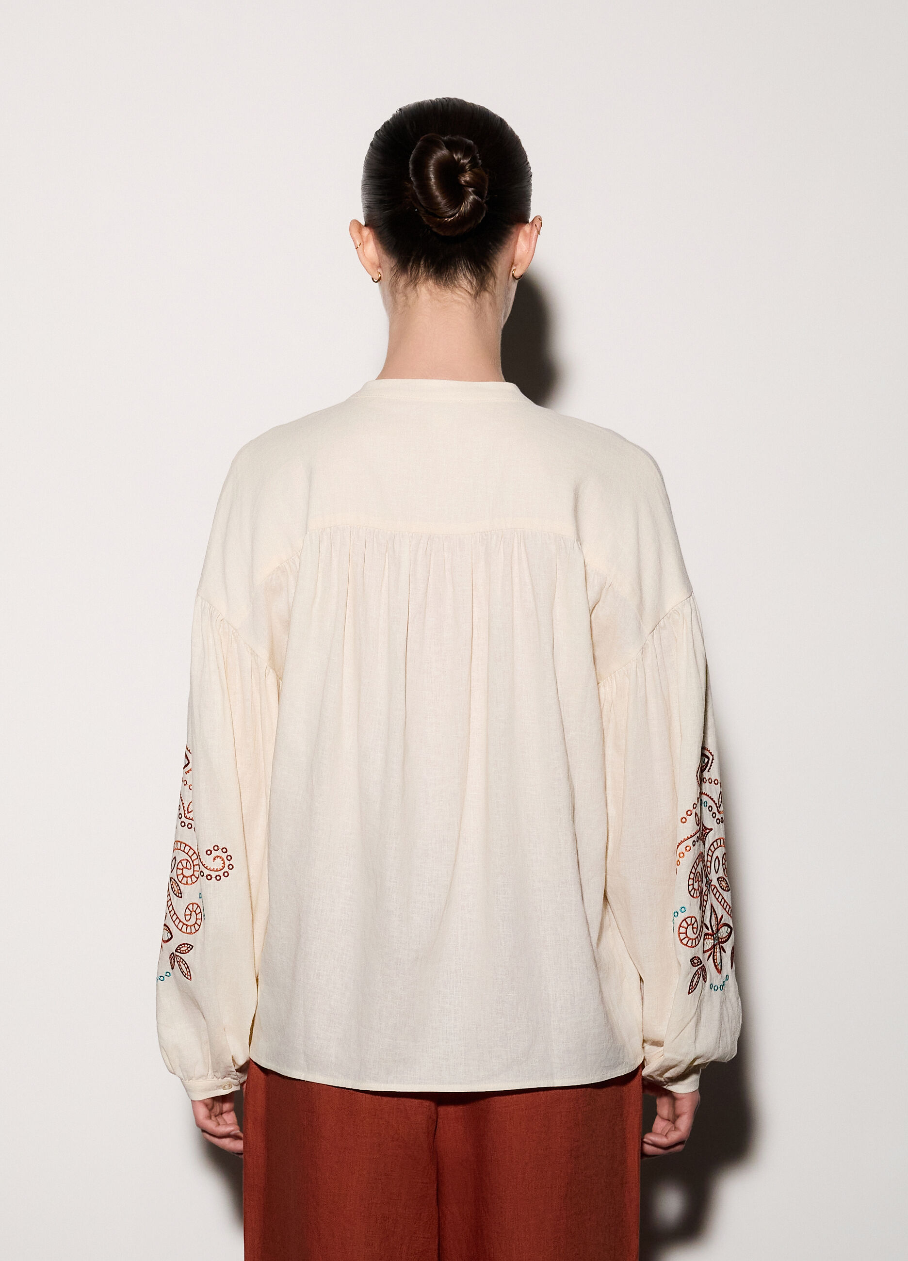Camicia girocollo regular fit donna_2