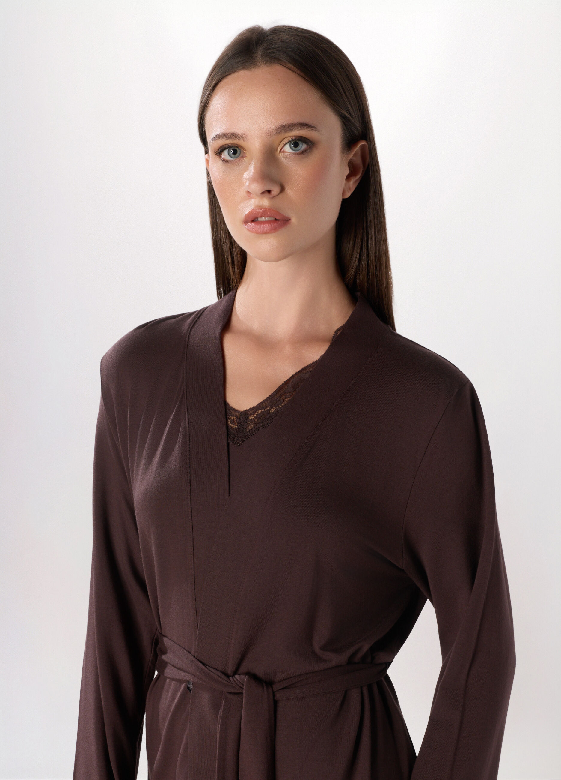 Vestaglia in modal stretch donna_2