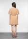 Abito corto fitted misto lino donna_1