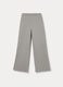 Jogger wide leg in french terry di puro cotone ragazza_1