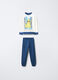 Set pigiama lungo in jersey di puro cotone bambino_0