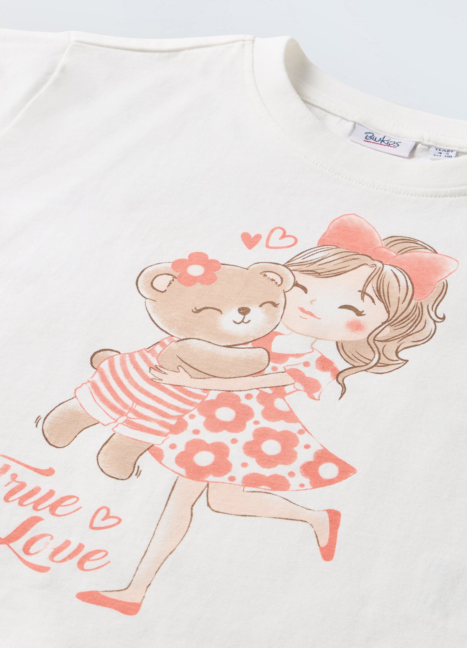 T-shirt in puro cotone bambina_1
