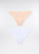 Pack 2 slip in jersey di cotone stretch donna_0