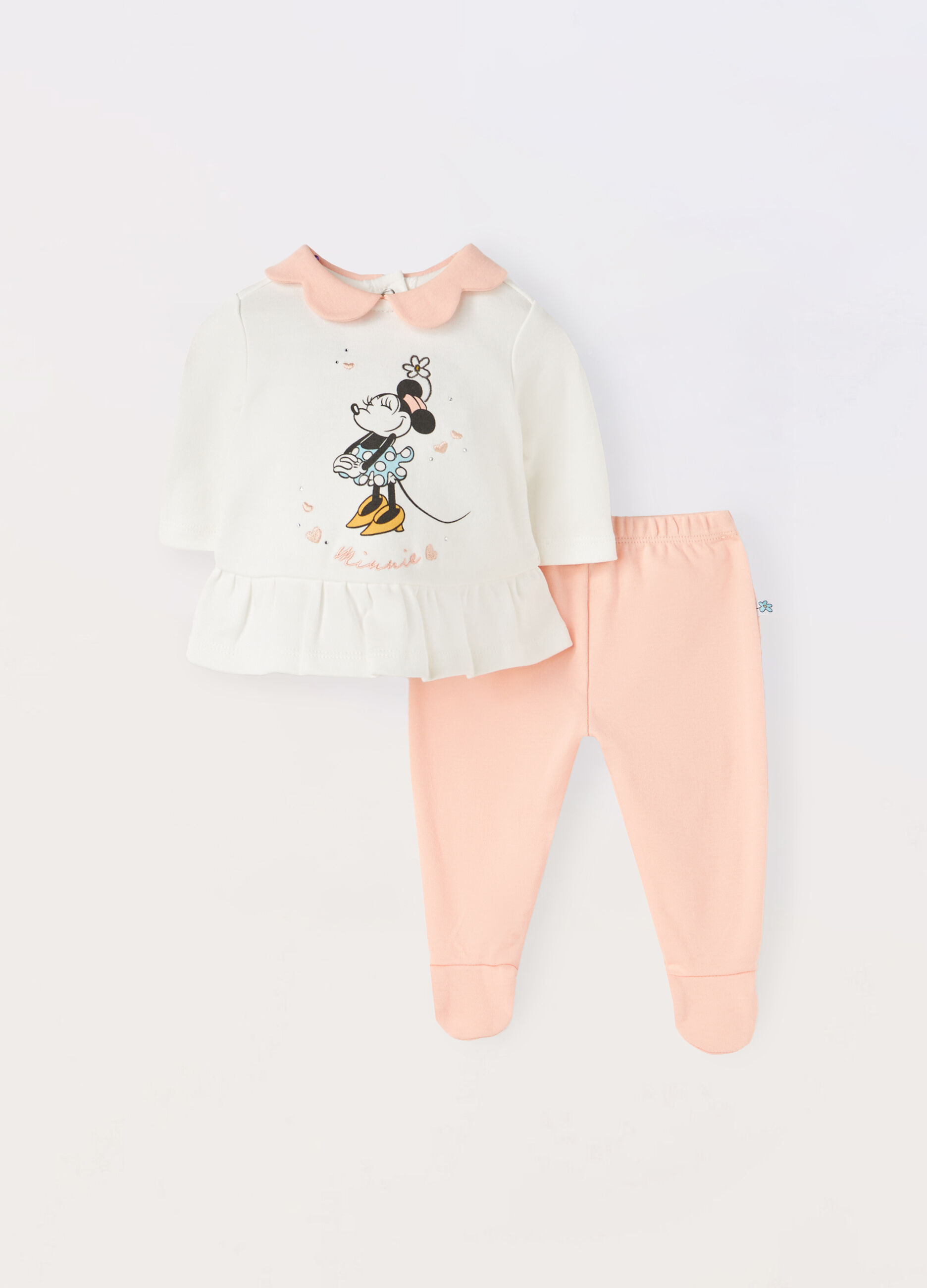 Set in interlock di puro cotone neonata_0