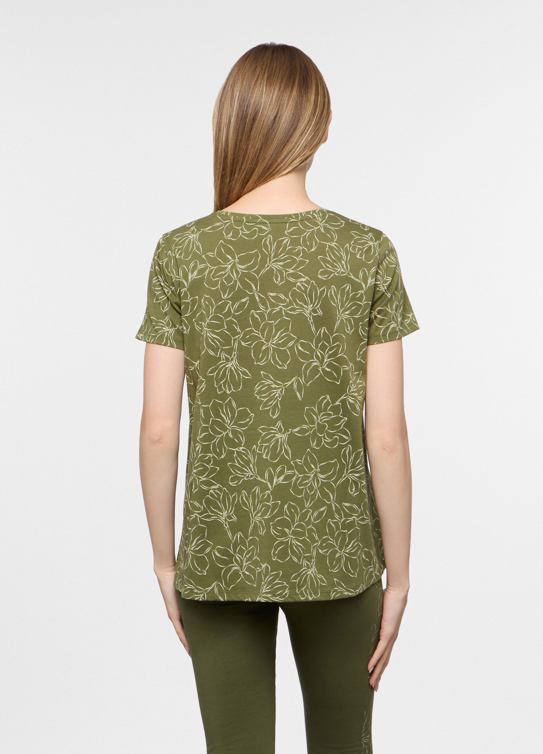 T-shirt girocollo donna_1