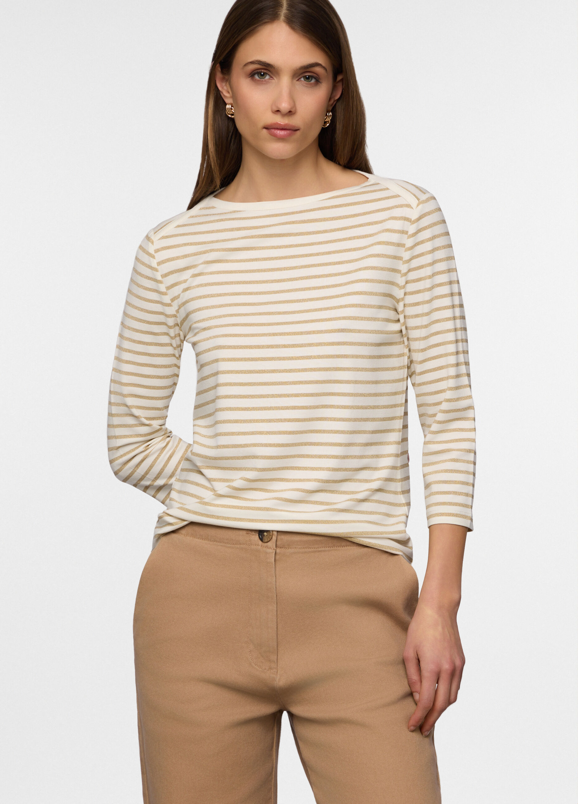 T-shirt girocollo donna_0