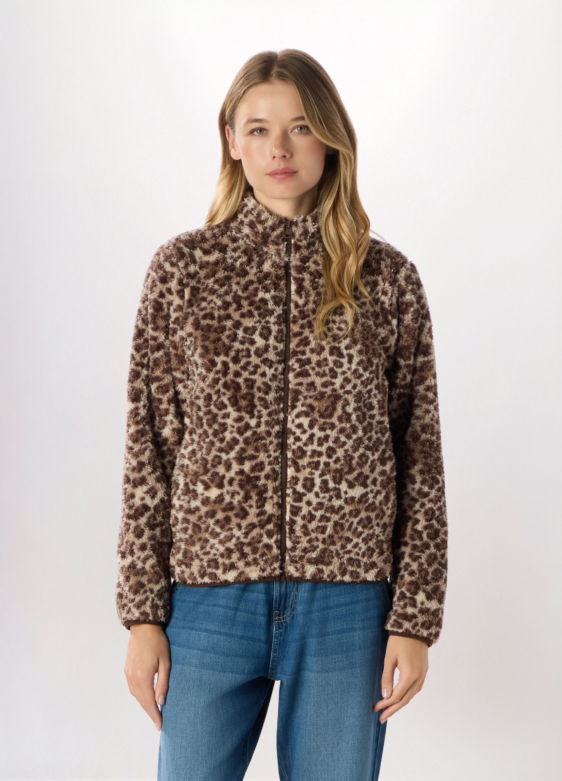 Felpa in coral fleece donna_0