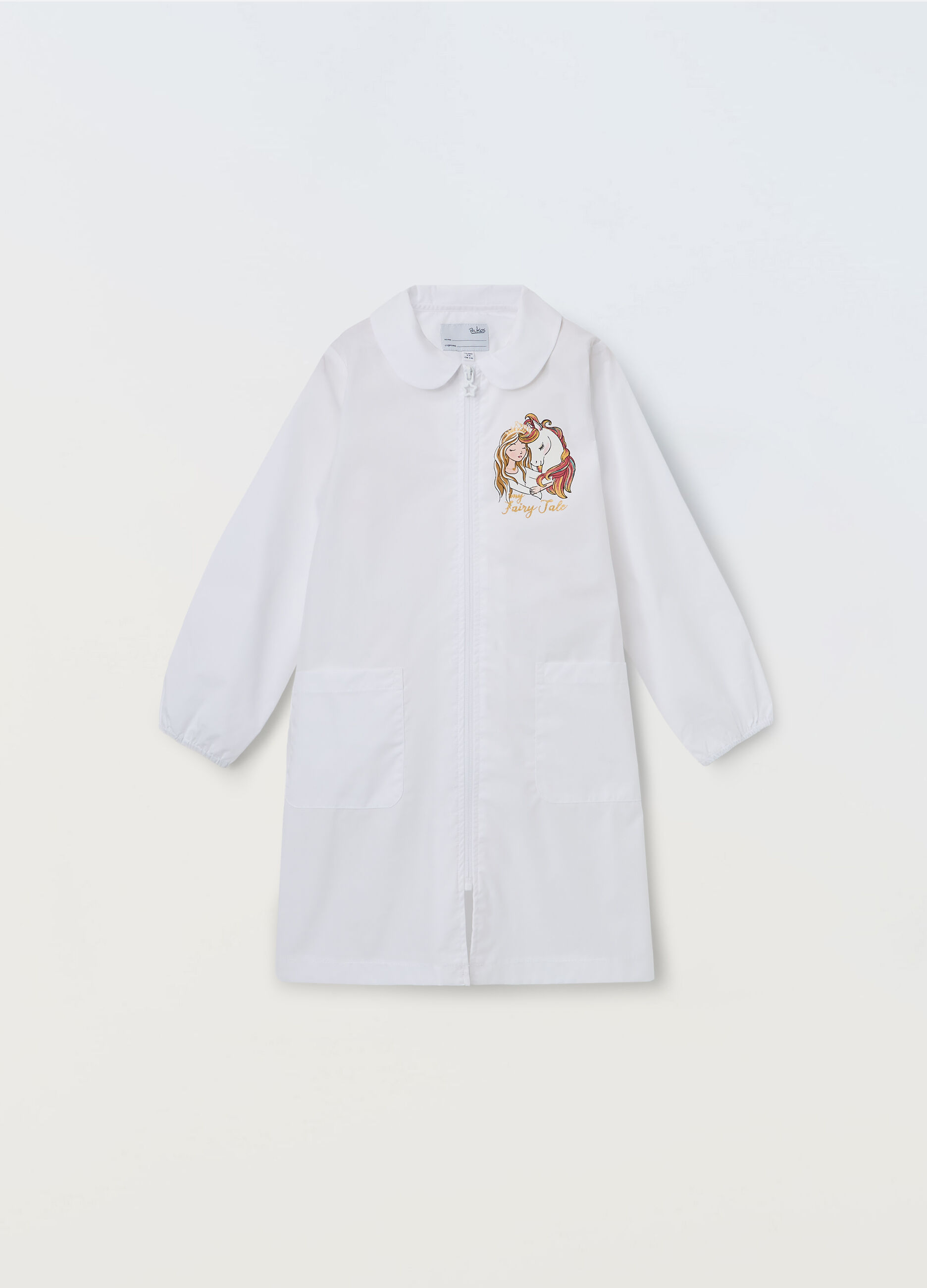 Grembiule full zip bambina_0