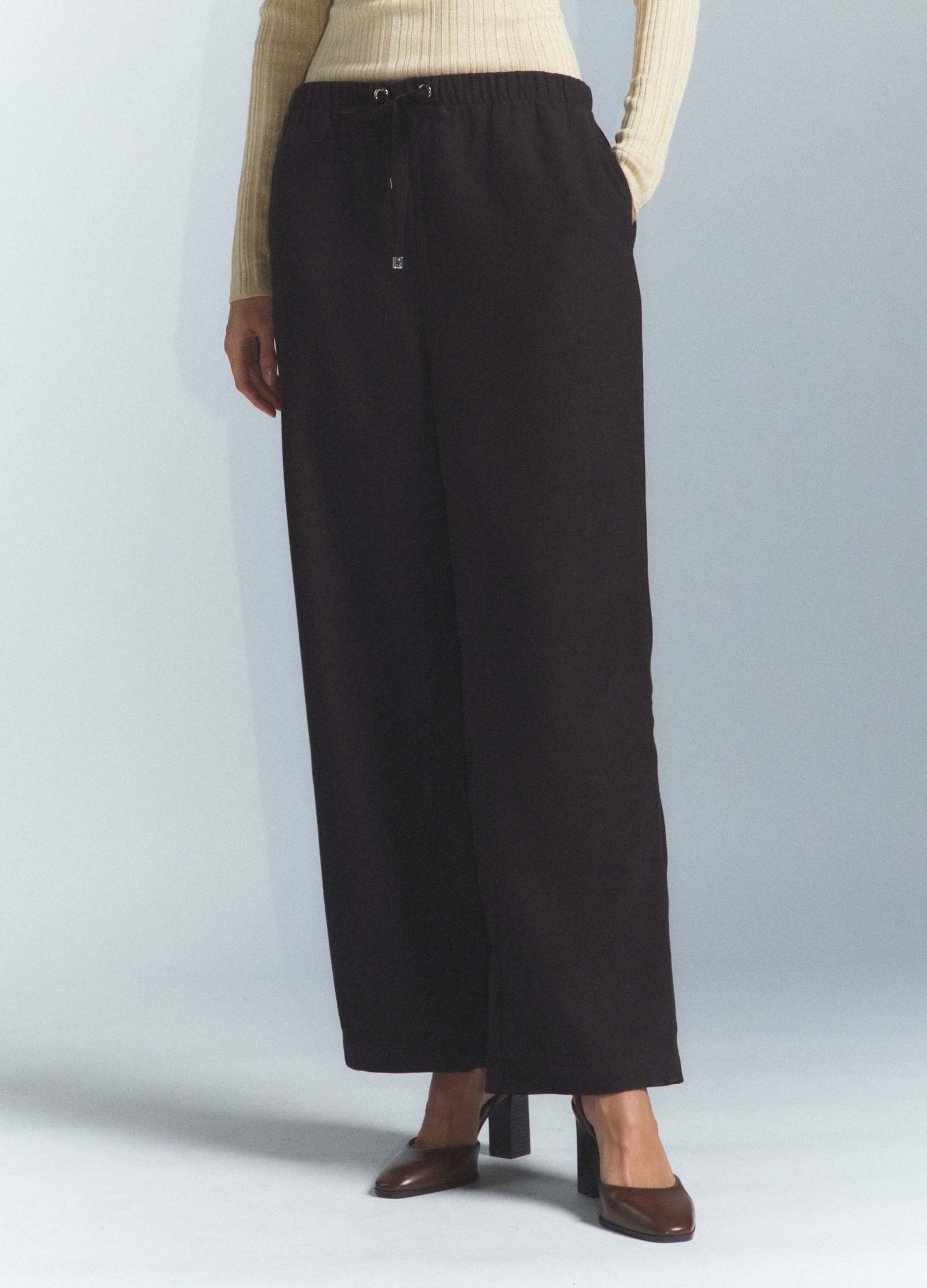 Jogger Straight Fit in Twill stretch donna_1