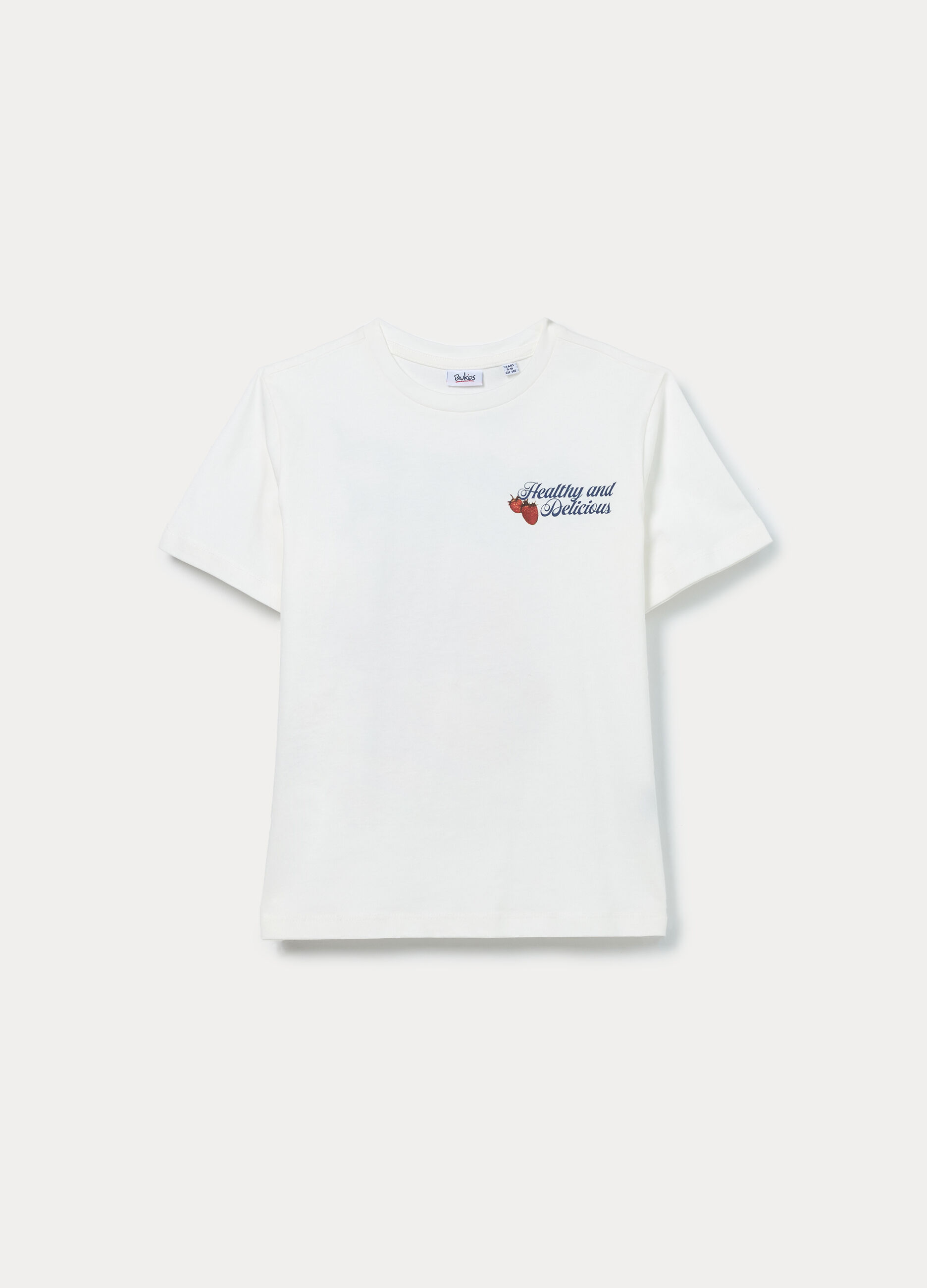 T-shirt in jersey di puro cotone ragazza_0