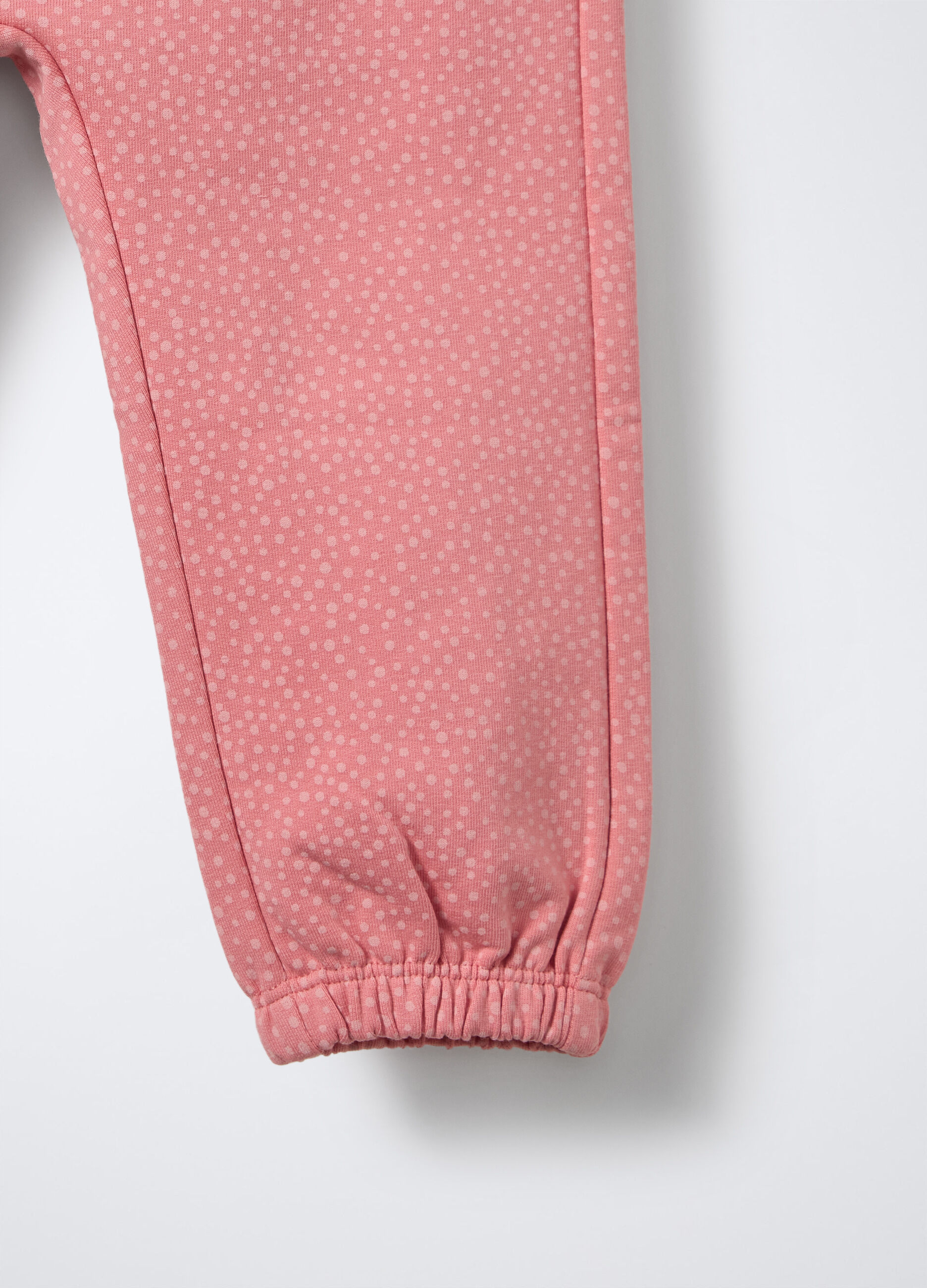 Jogging set in felpa di cotone stretch neonata_3